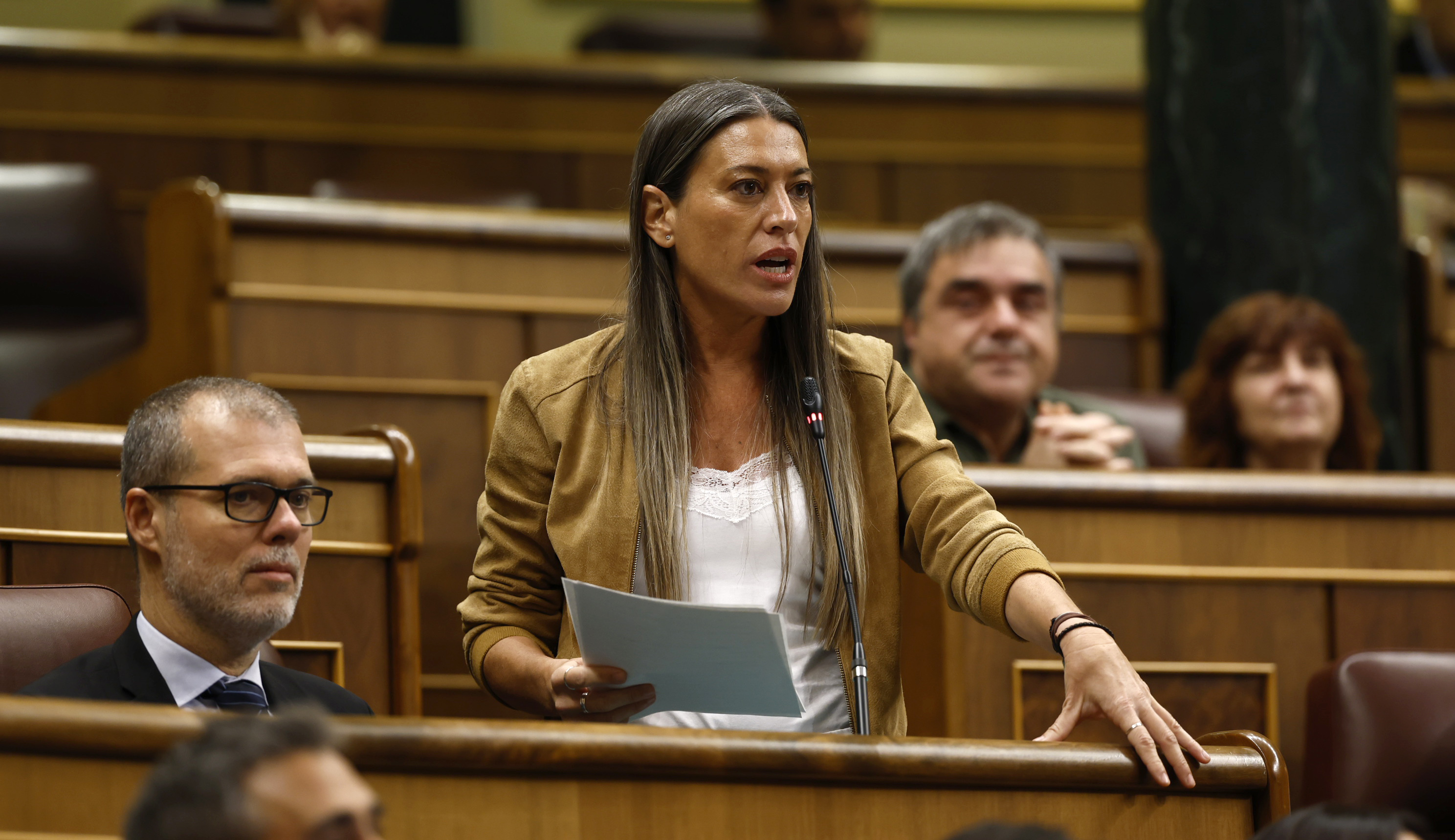 Miriam Nogueras, portavoz de Junts, este miércoles en el Congreso.