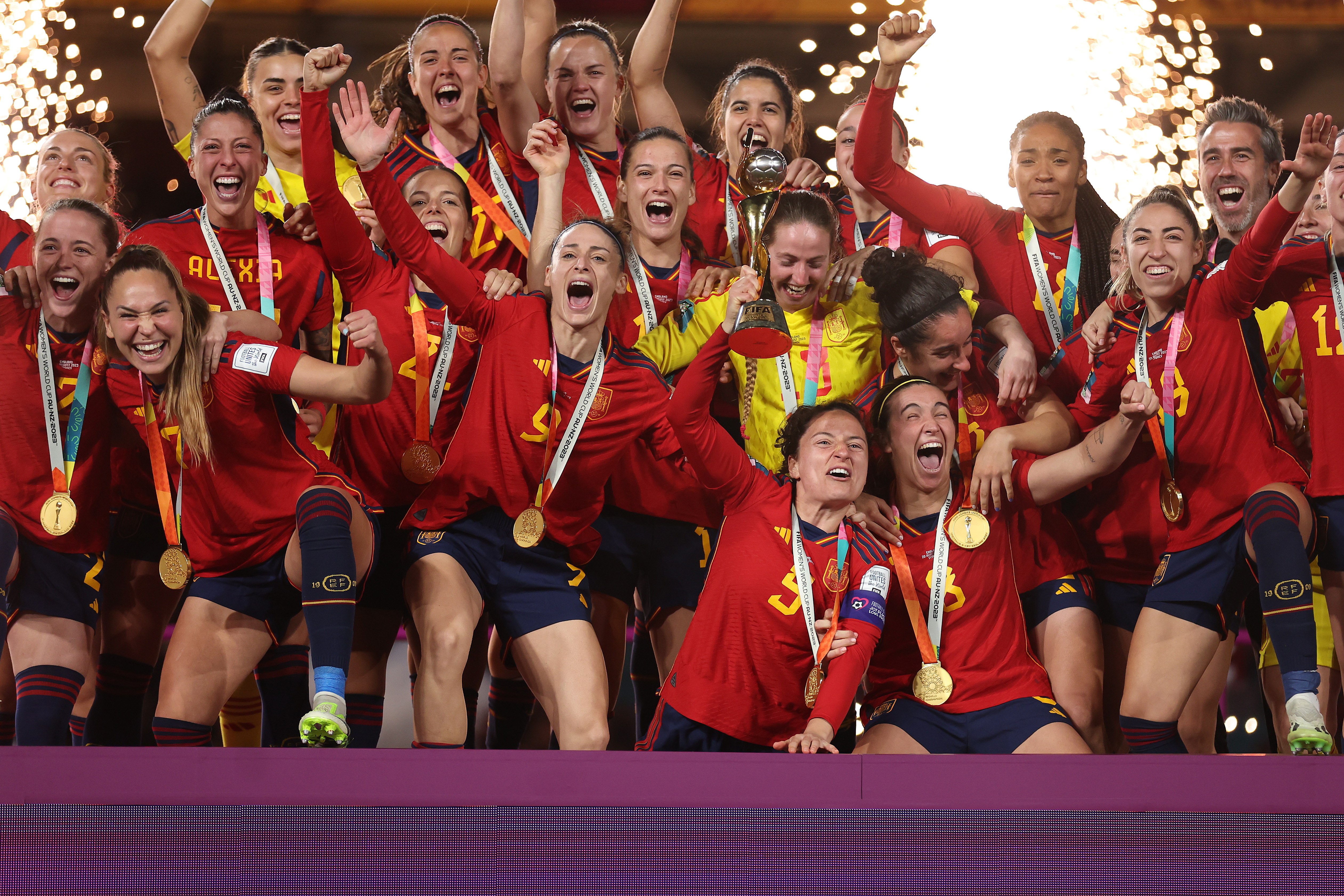 Camiseta de España de fútbol femenino: ¡Campeonas del mundo!