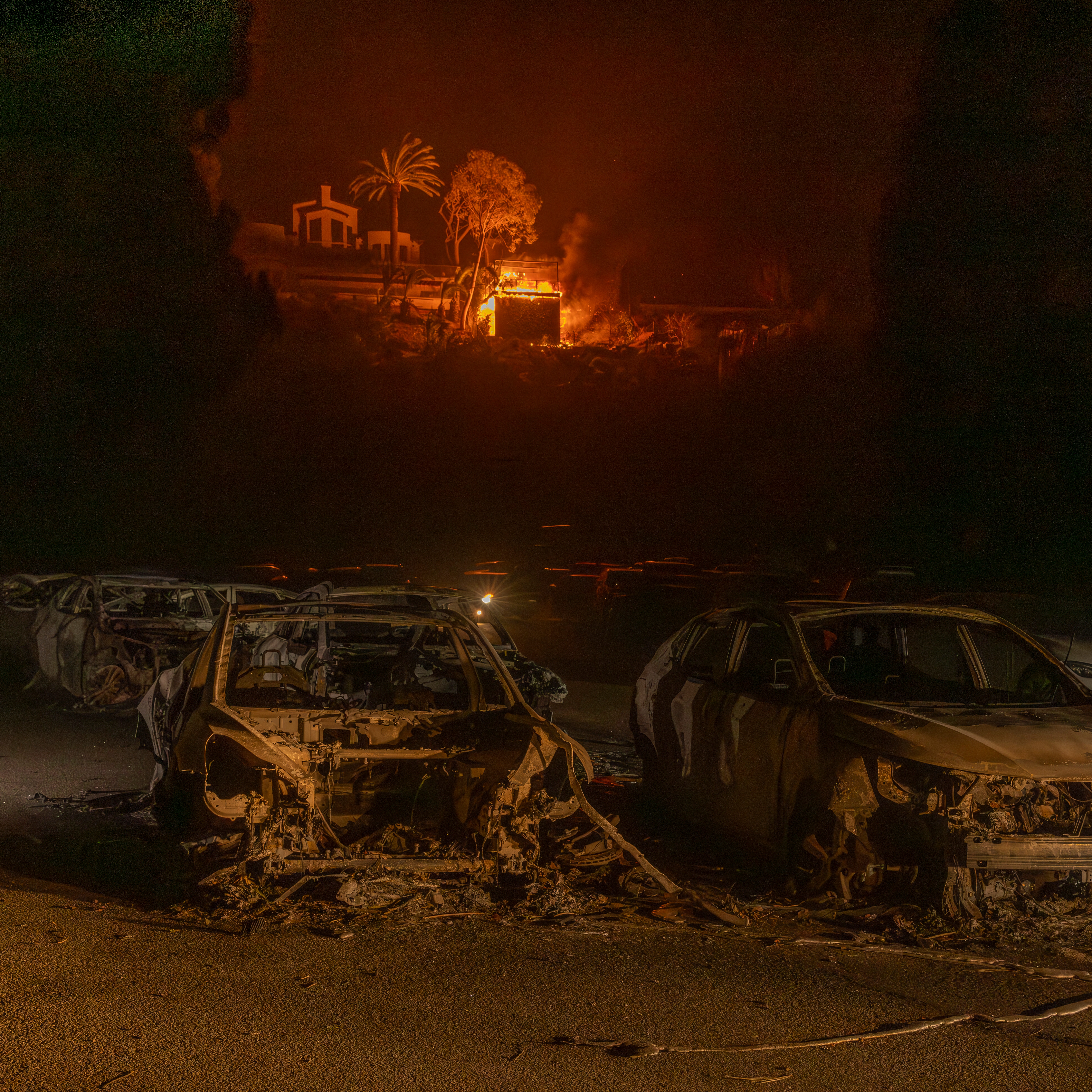 Incendio en Pacific Palisades, Los Ángeles, California.