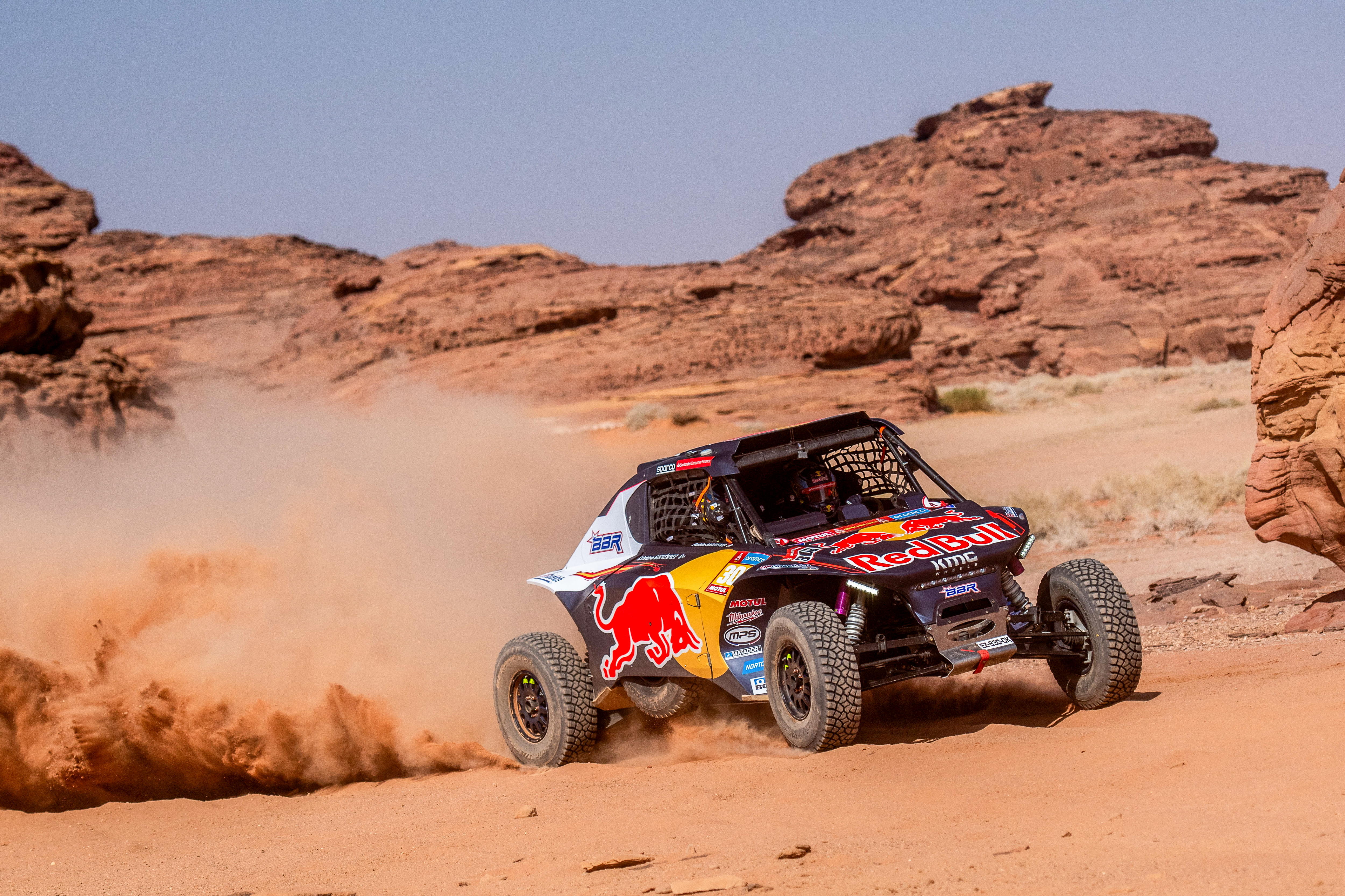 Coche Teledirigido Carrera Red Bull Rally Cross: vive el Dakar