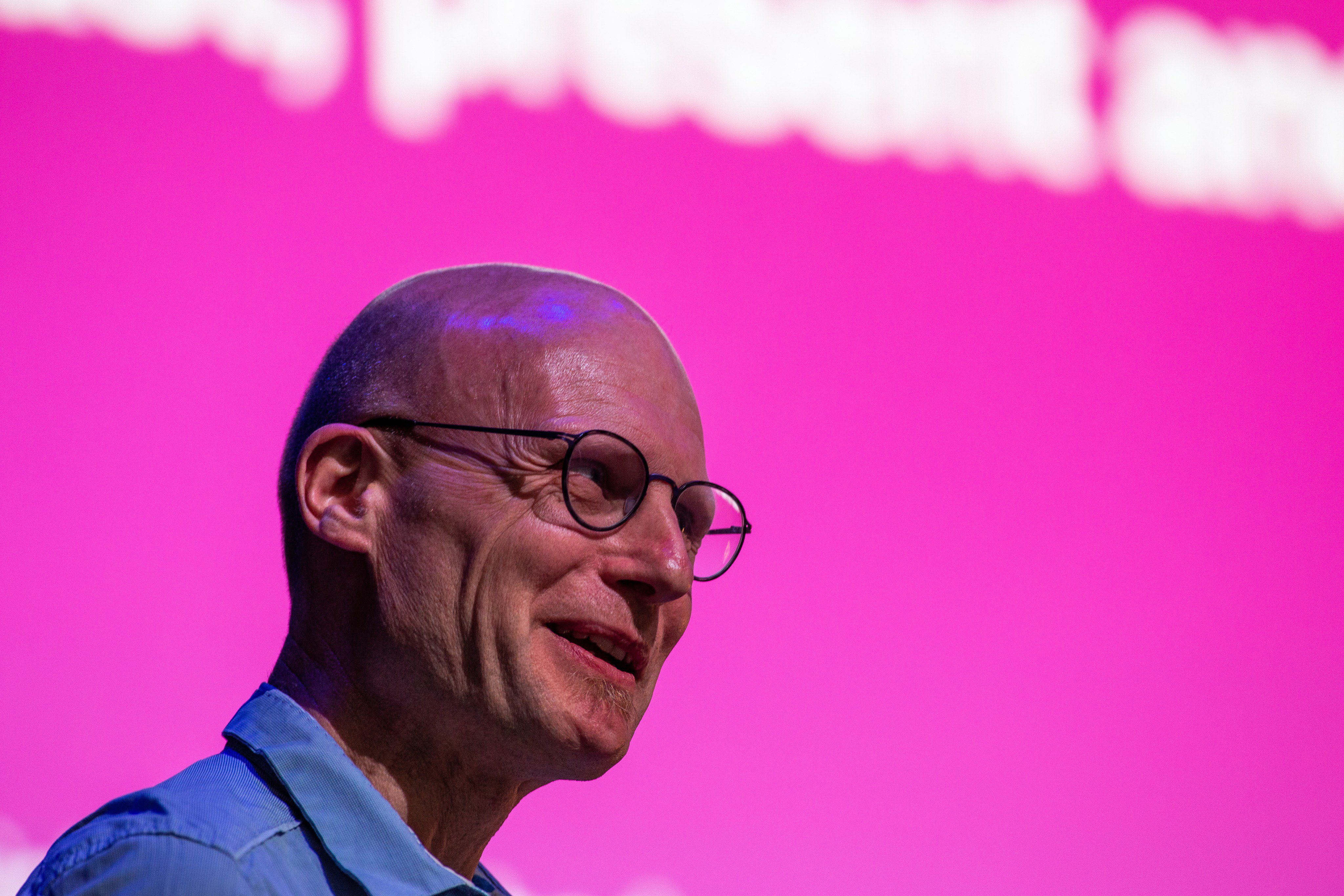 El epidemiólogo inglés Richard Pebody, durante una conferencia en Londres en 2019.