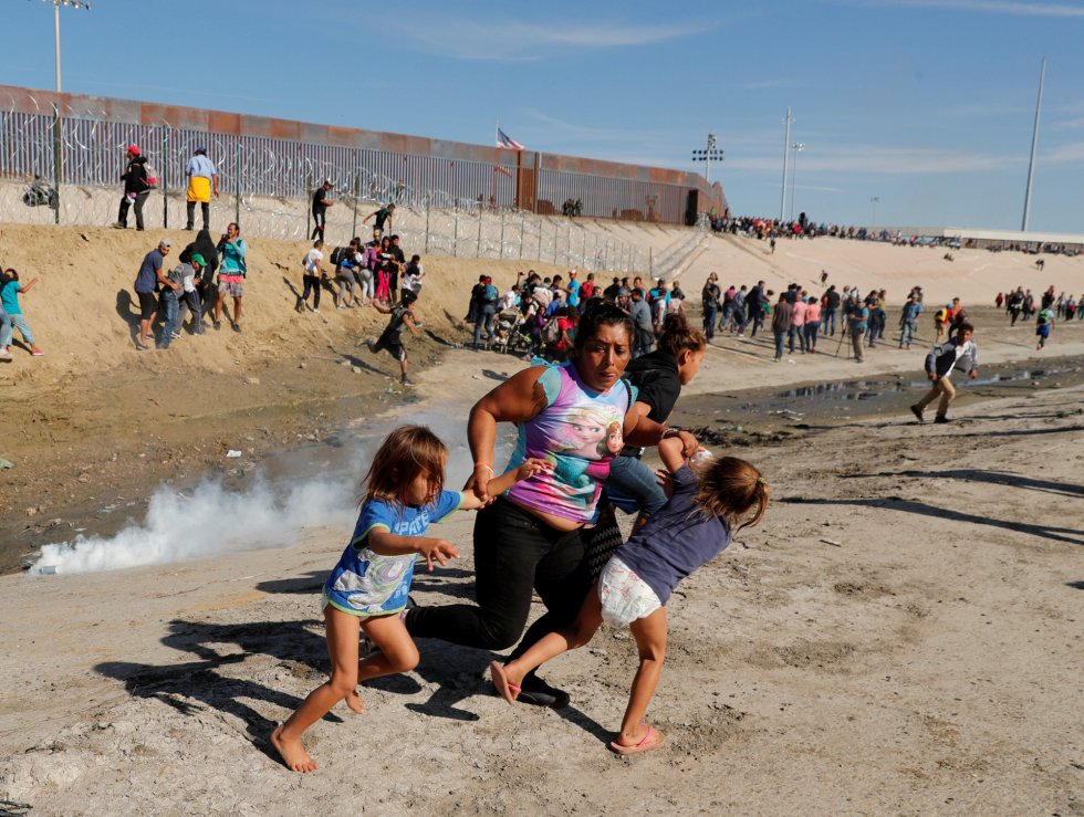 As ha sido el camino de la caravana migrante Fotos