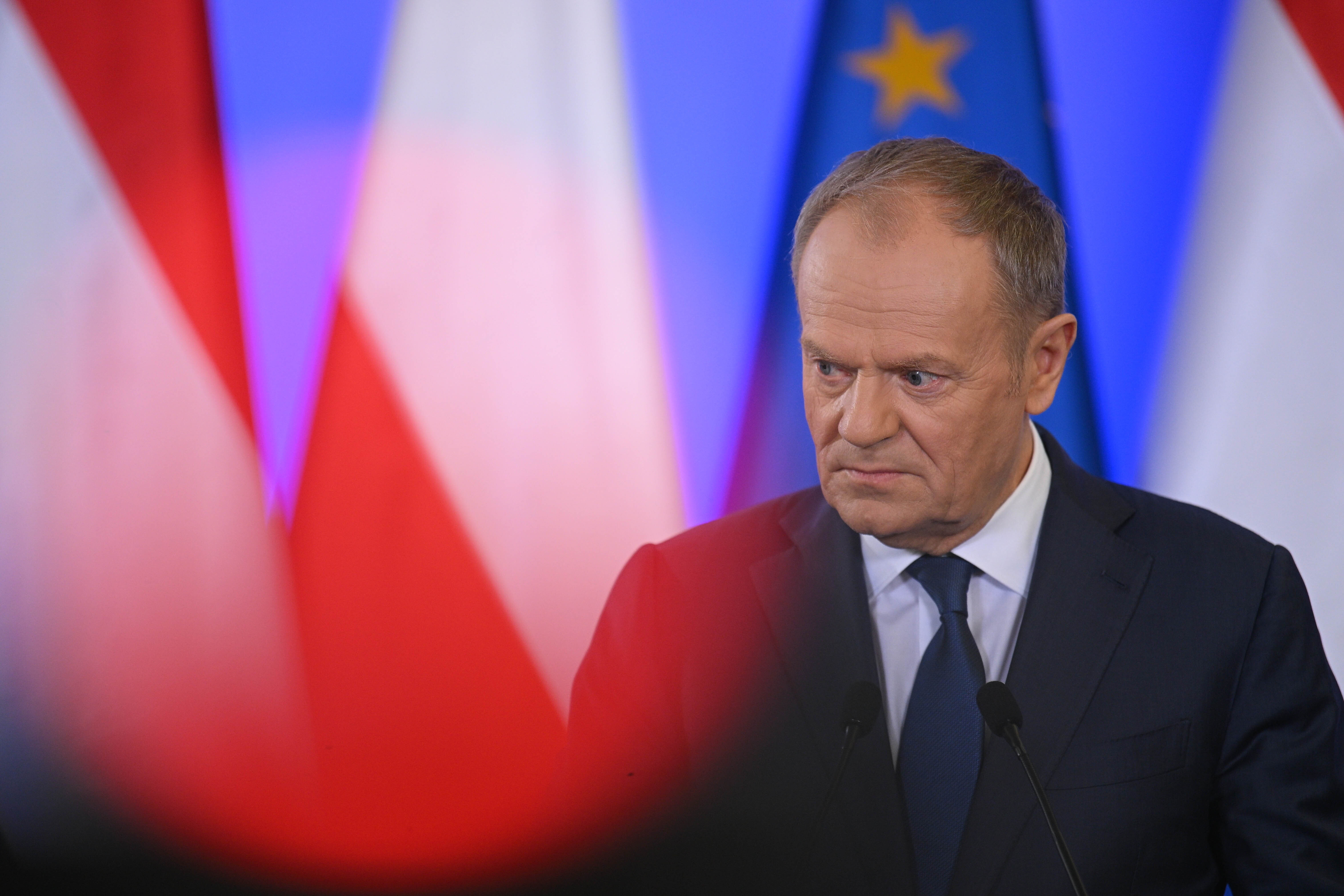 El primer ministro de Polonia, Donald Tusk, el pasado día 9 de marzo en Varsovia.
