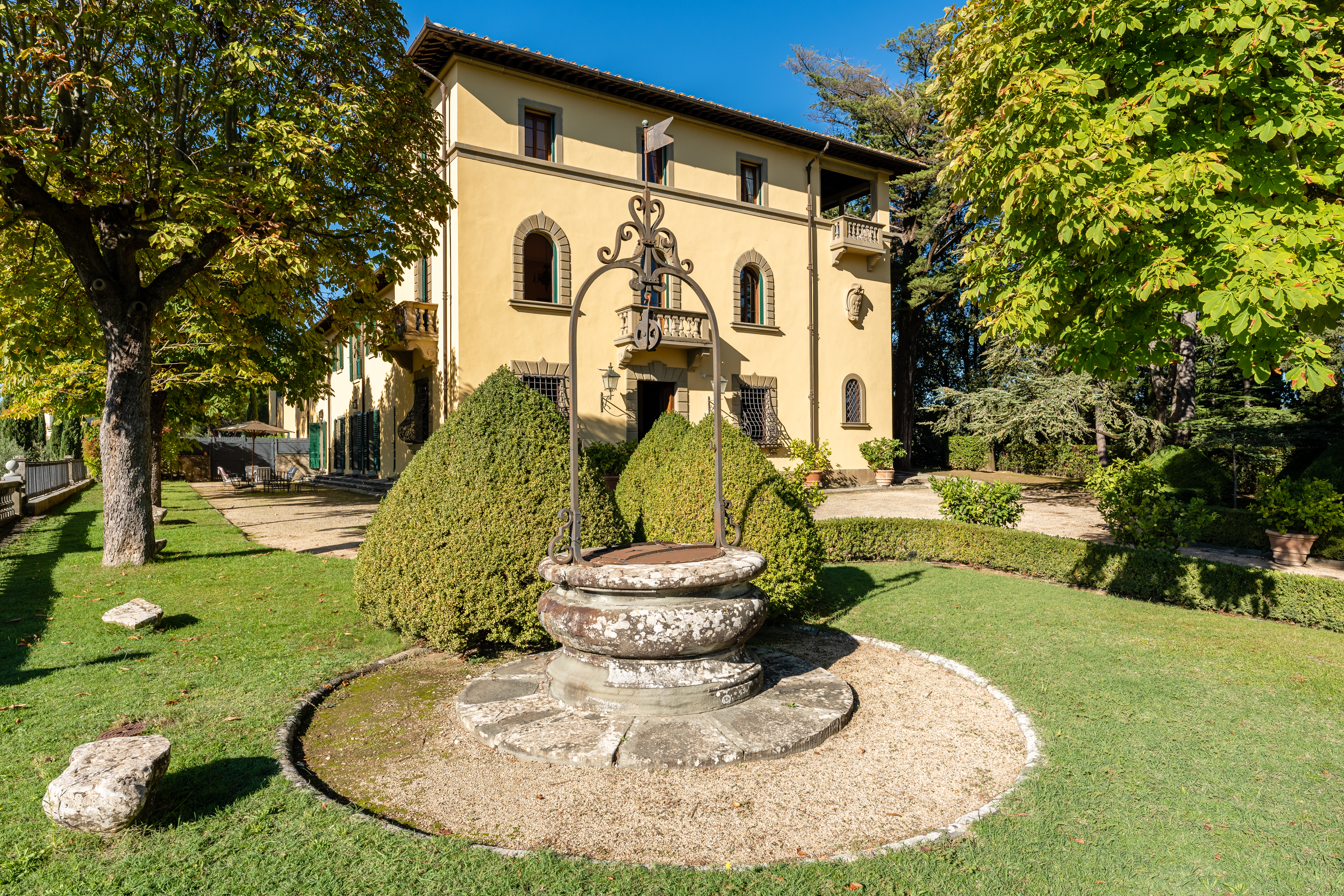 Villa en el valle del Chianti, Italia.