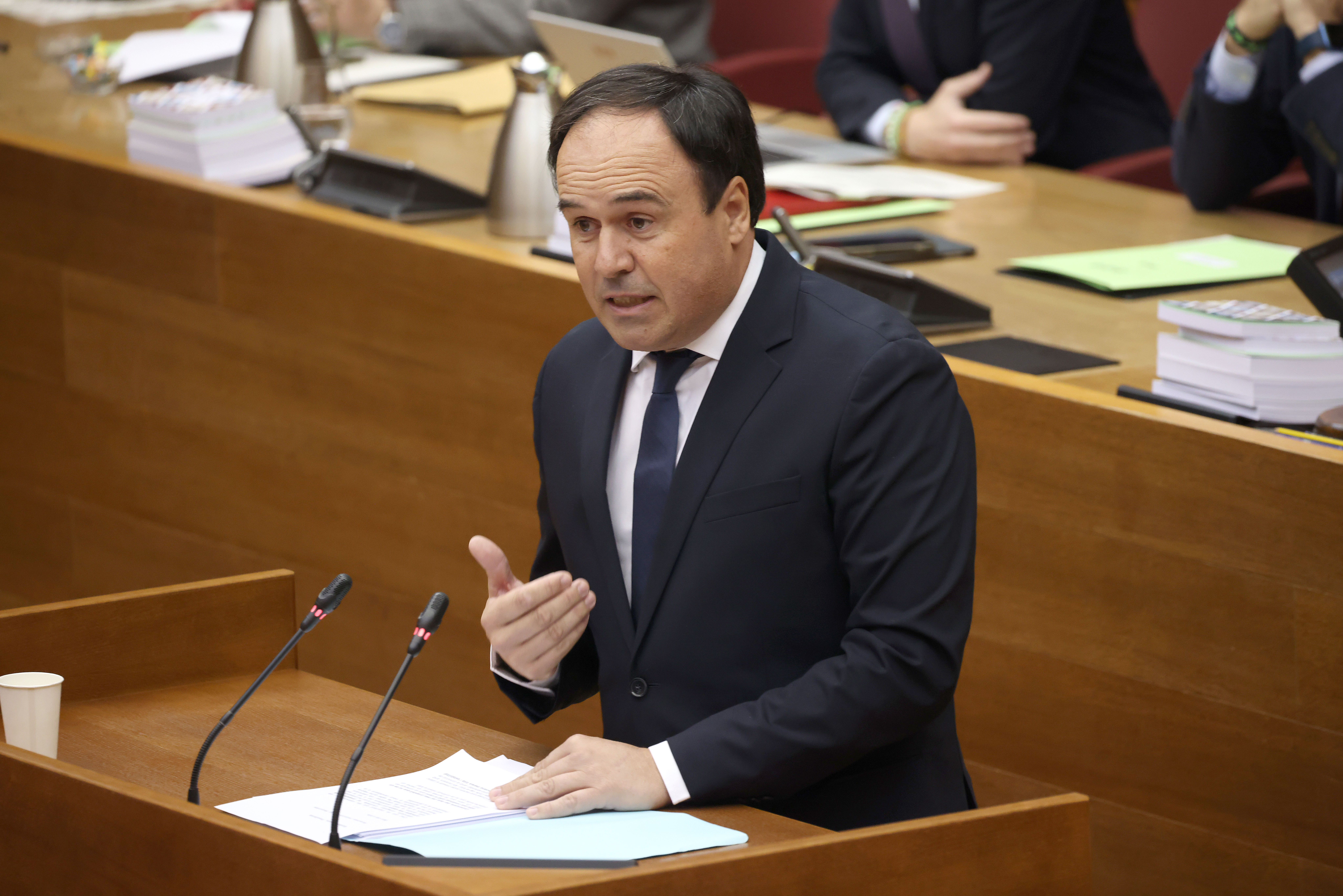 Pérez Llorca, en un momento de su intervención. 