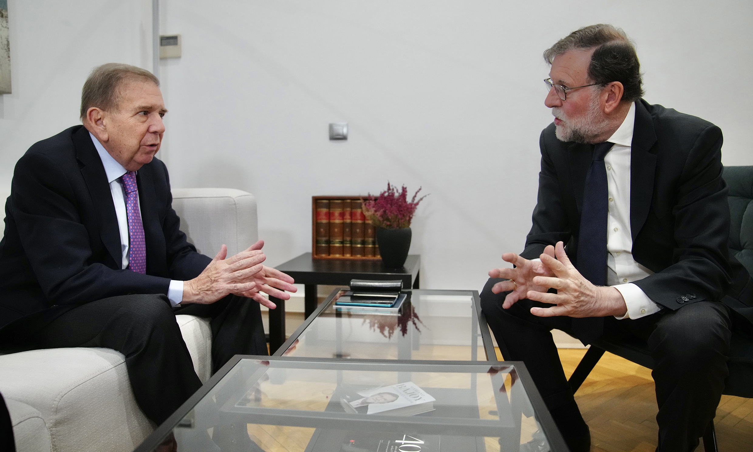 Rajoy se reúne con Edmundo González para apoyarle como presidente electo de Venezuela