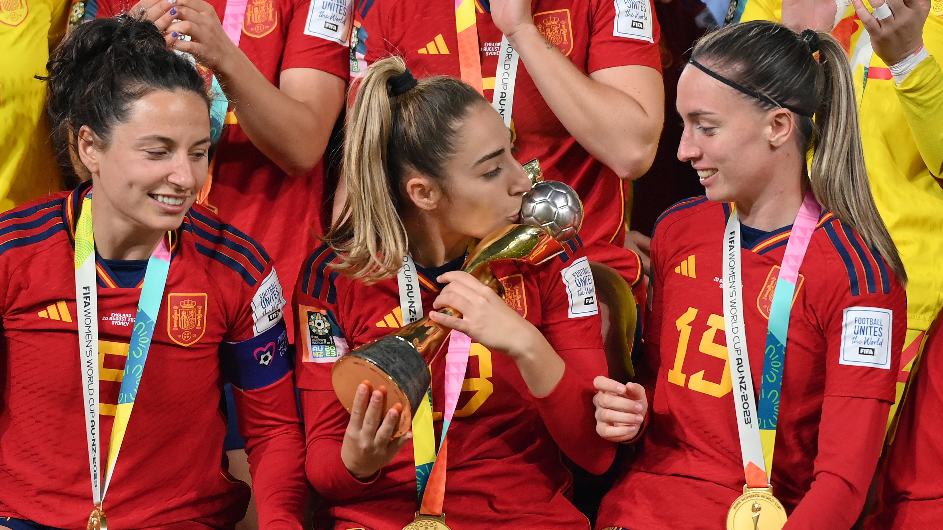 Primera reacción de la selección española tras convertirse en campeona  mundial