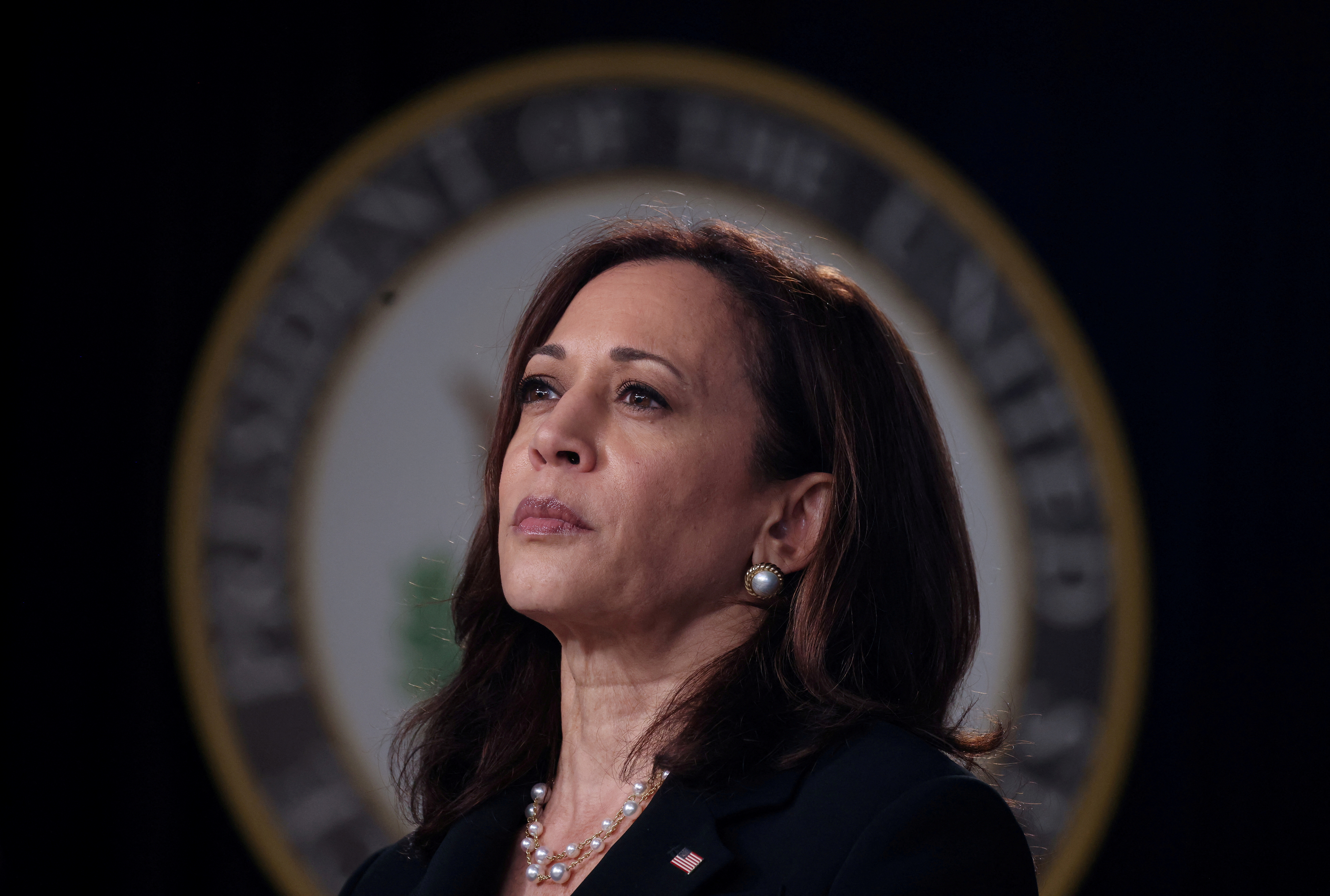 La vicepresidenta de Estados Unidos, Kamala Harris, en 2021.