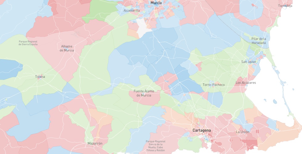 Elecciones Generales El Mapa Del Voto En Toda Espana Calle A Calle Politica El Pais