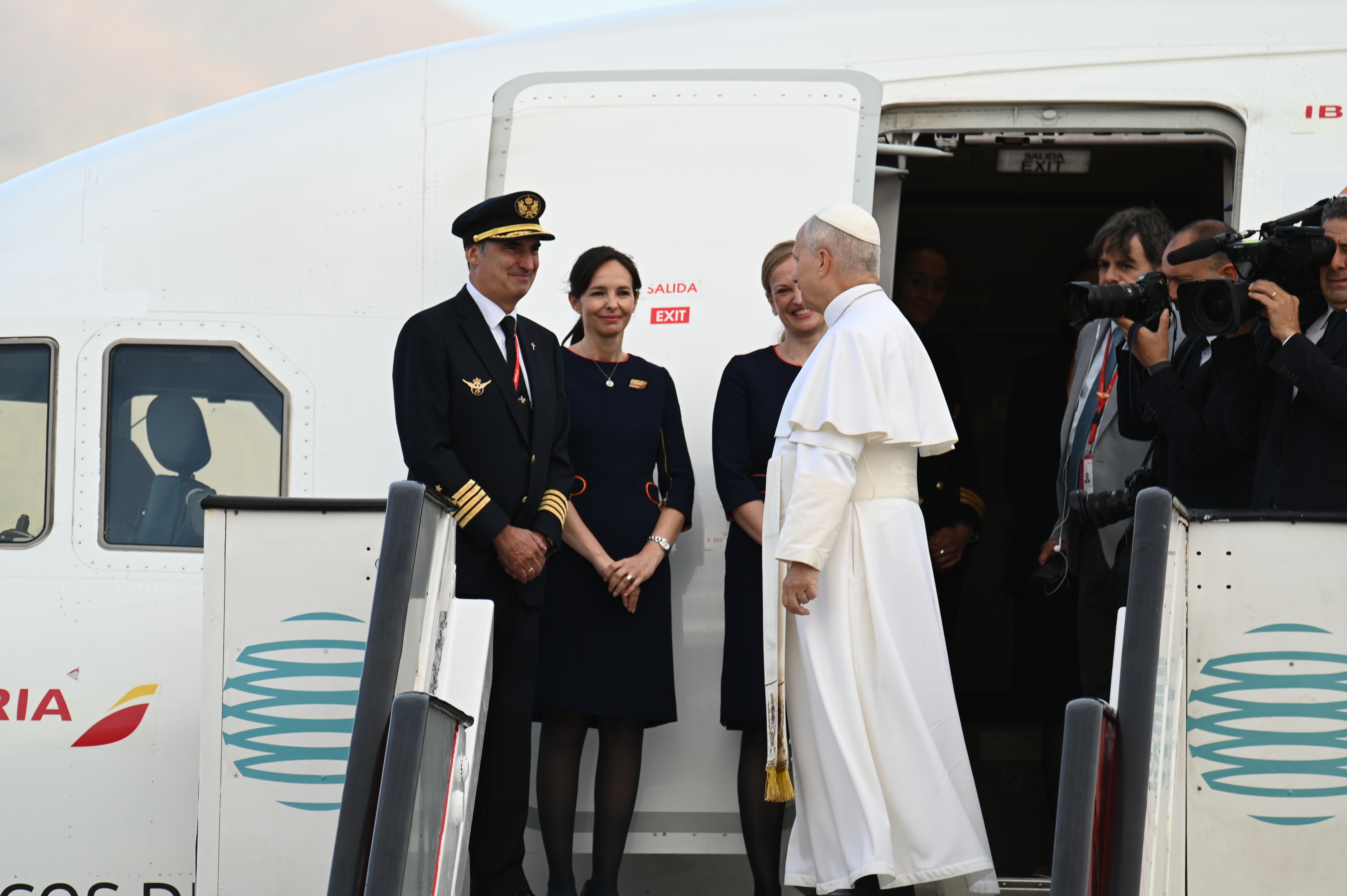 Visita del papa León XIV del 12 de junio de 2026 | El avión militar que ...