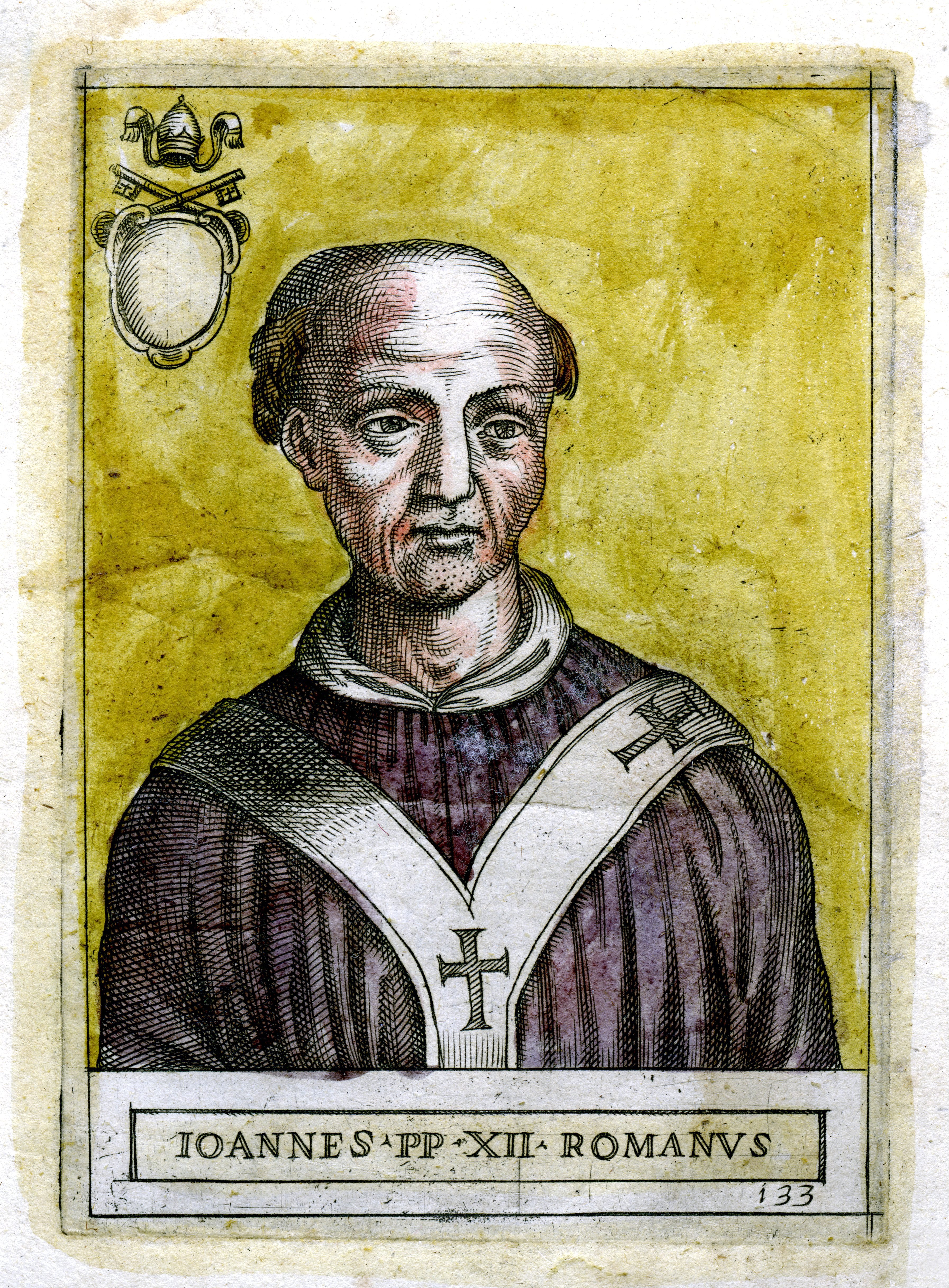 Portrait of Pope John XII.