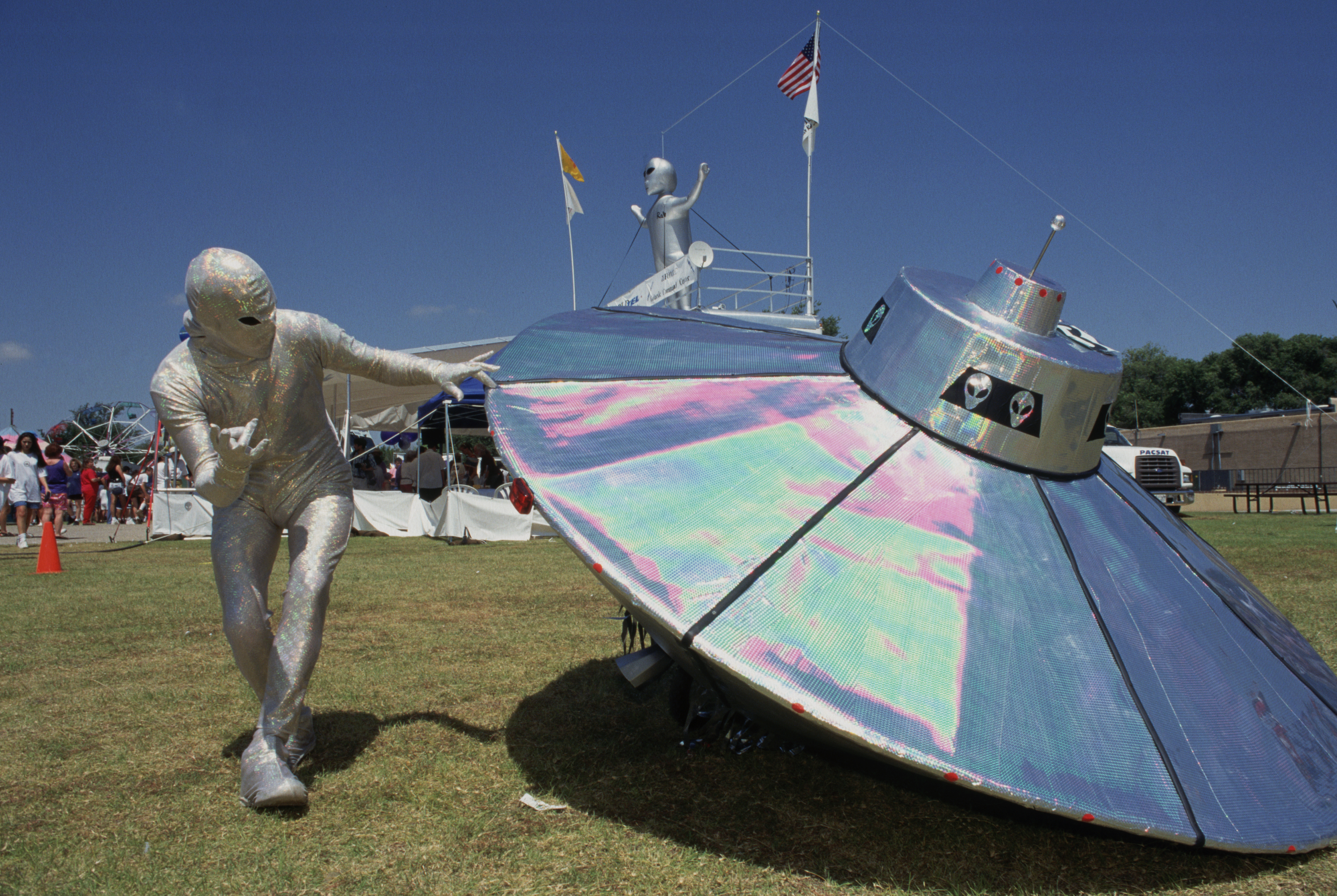Roswell-Metal SIGN-cara alienígena nuevo México UFO nave espacial Estados Unidos América 