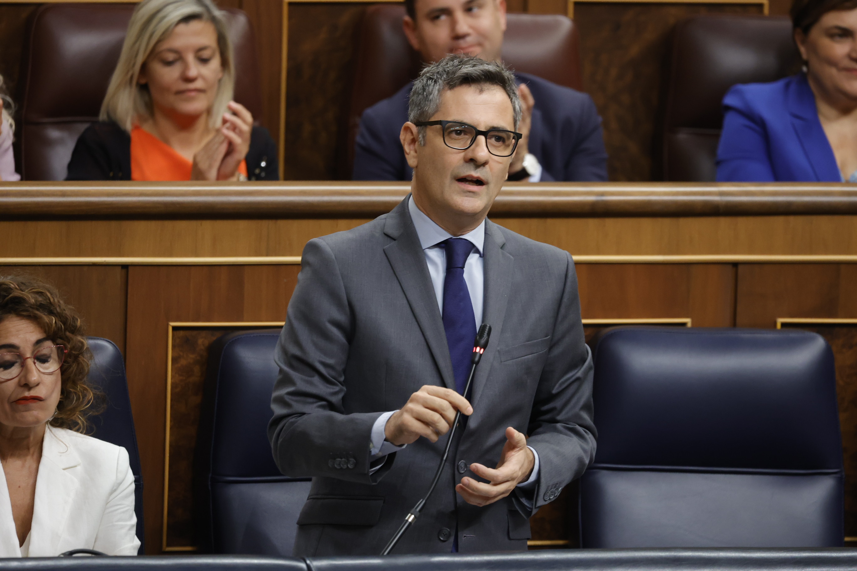 Bolaños acusa al PP de ser “palmero de las asociaciones de ultraderecha”