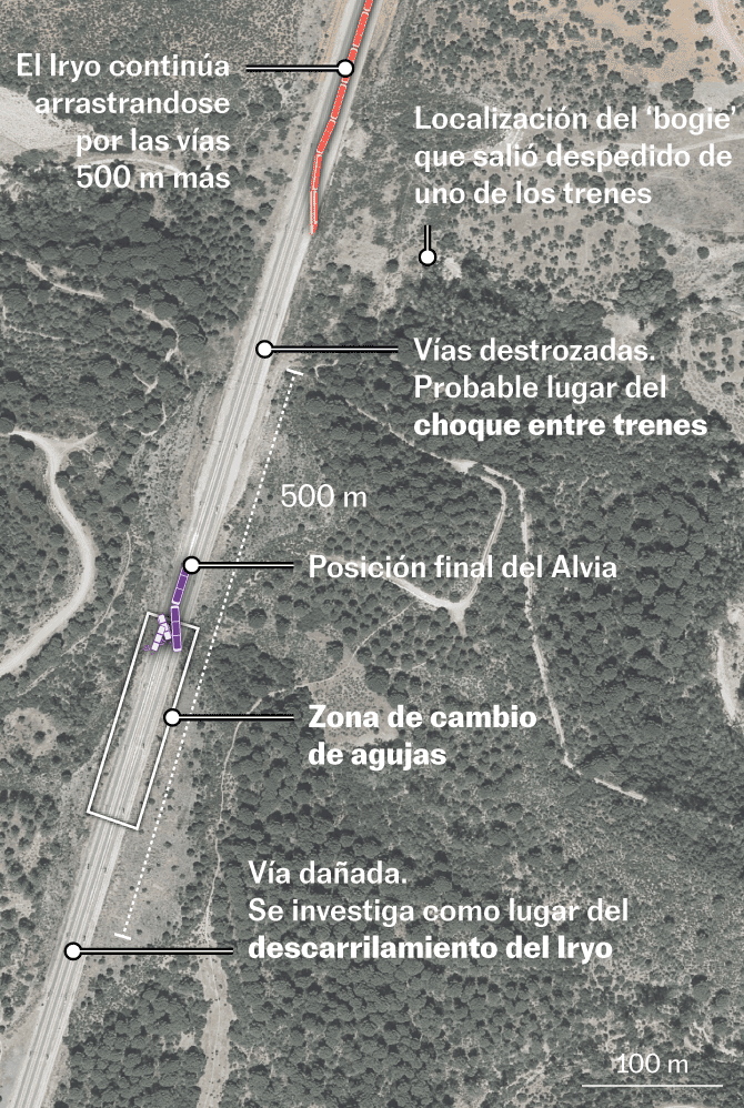 Los nueve segundos que acabaron con 45 vidas: reconstrucción vagón a vagón, según los testigos y la investigación