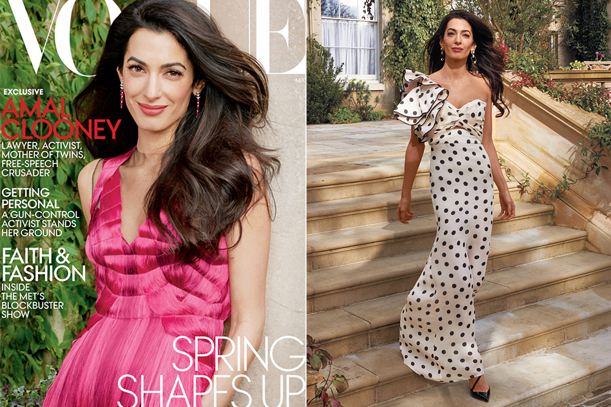 Amal Clooney In Diane von Furstenberg - Watermark Conference For