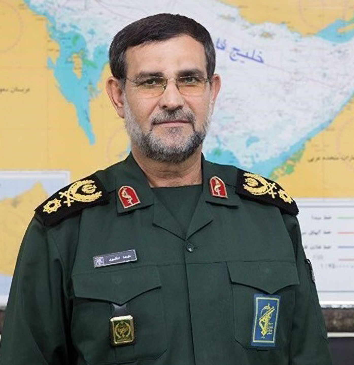 Alireza Tangsiri, comandante de la Armada del Cuerpo de la Guardia Revolucionaria.