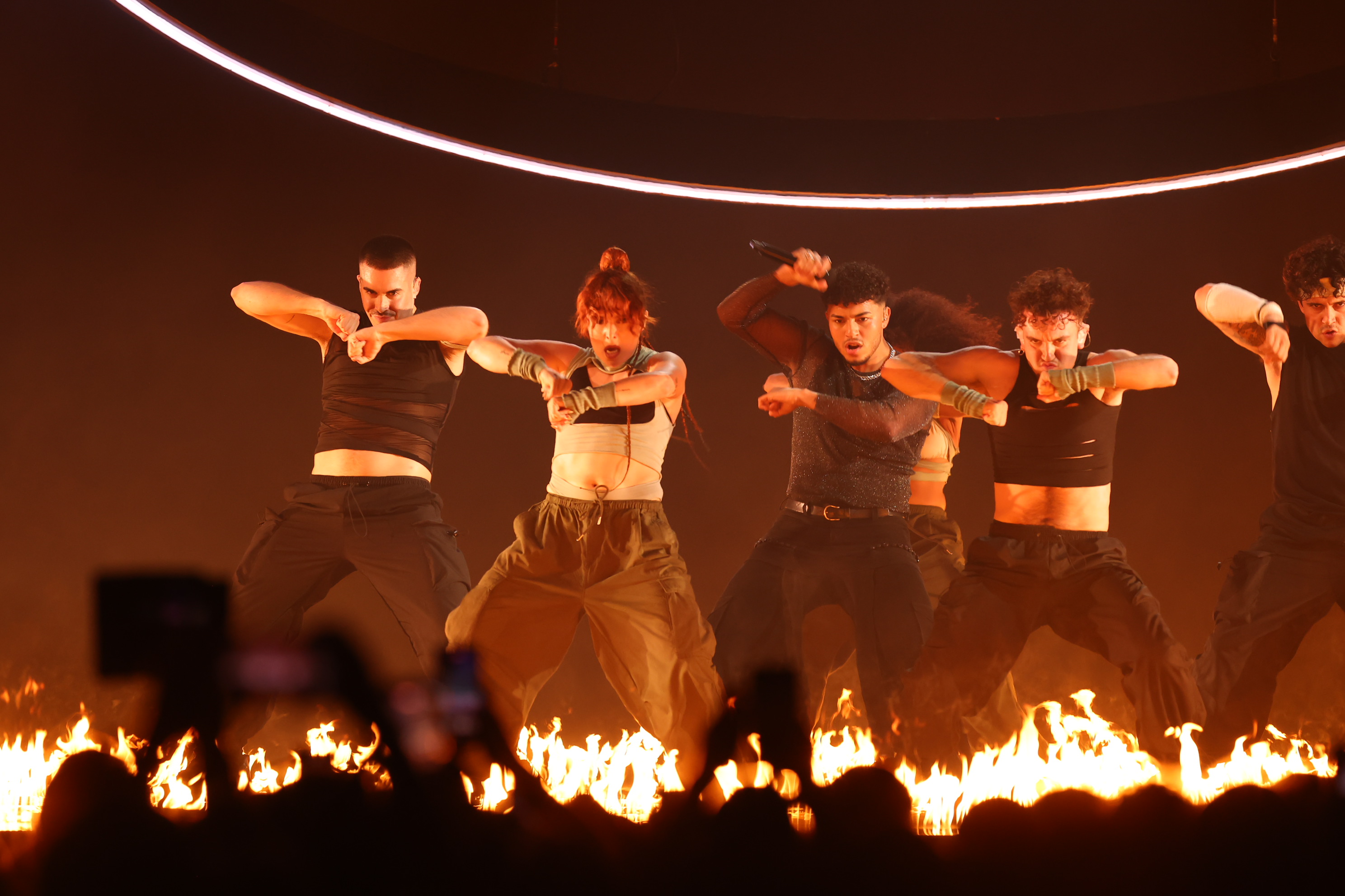 Un momento de la actuación de Kenneth en el Benidorm Fest 2026.