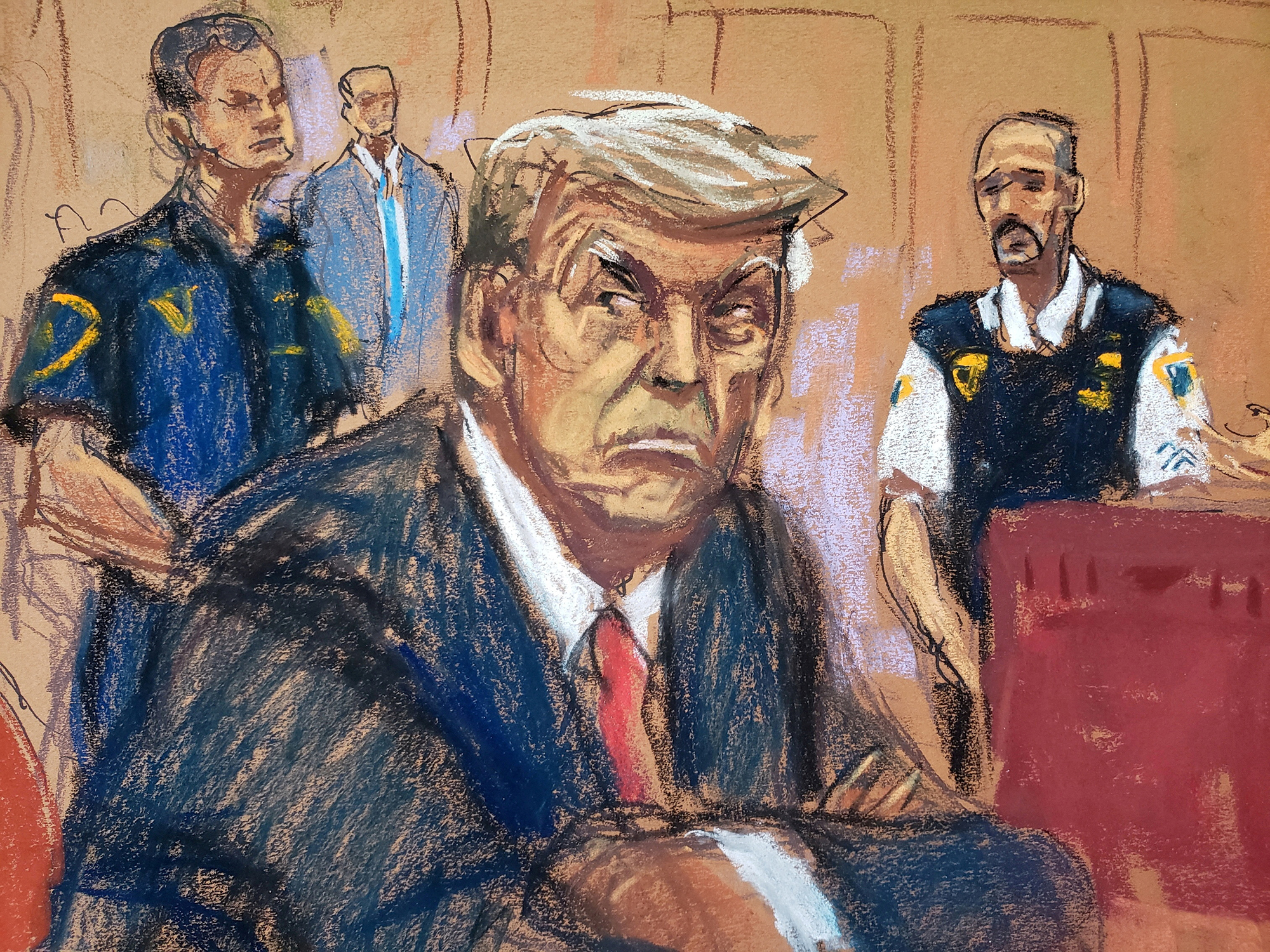 The Brady Bunch, Tom Brady's Courtroom Sketch