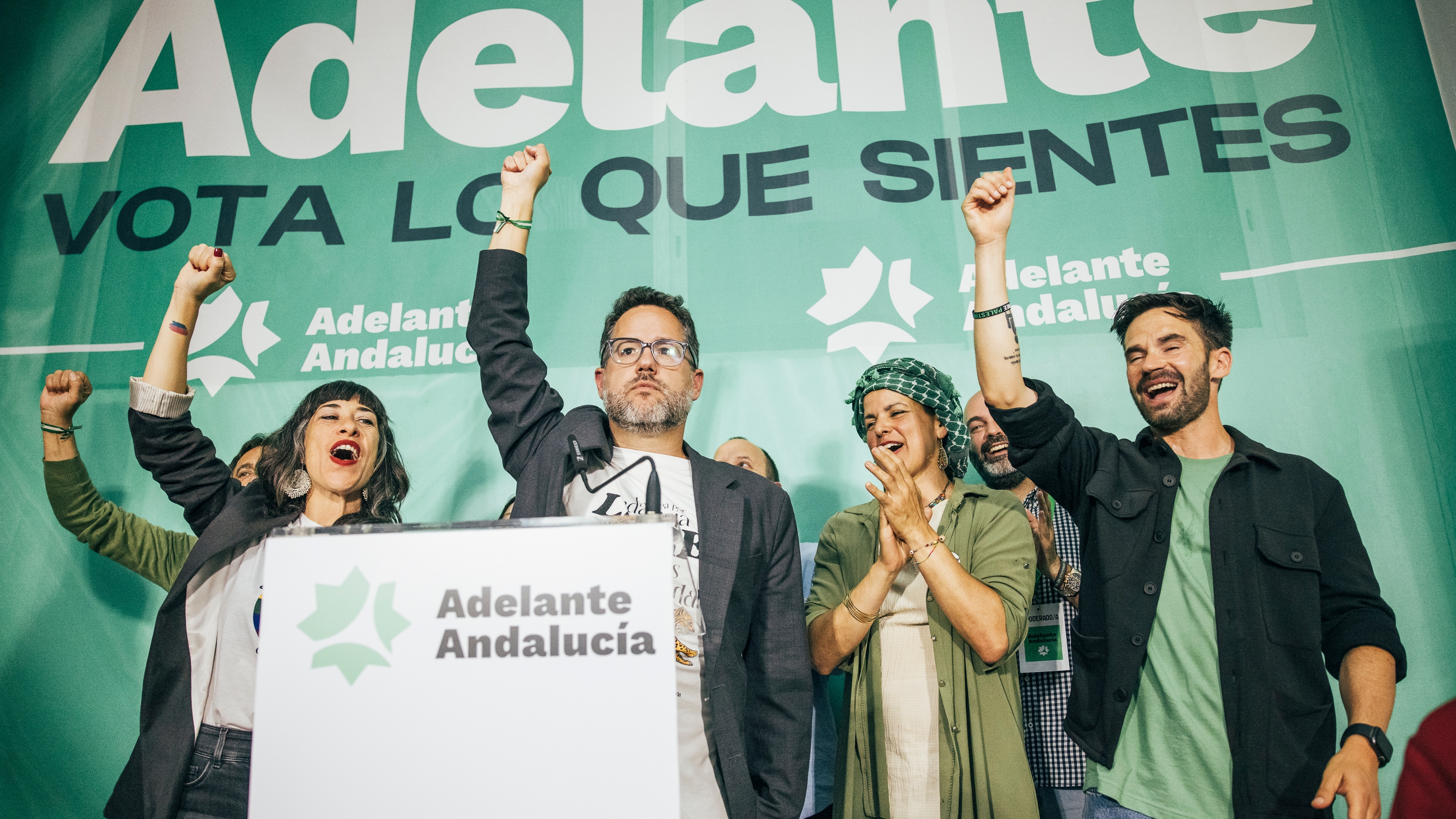 García: «Adelante Andalucía le ha quitado la mayoría absoluta al Partido  Popular»