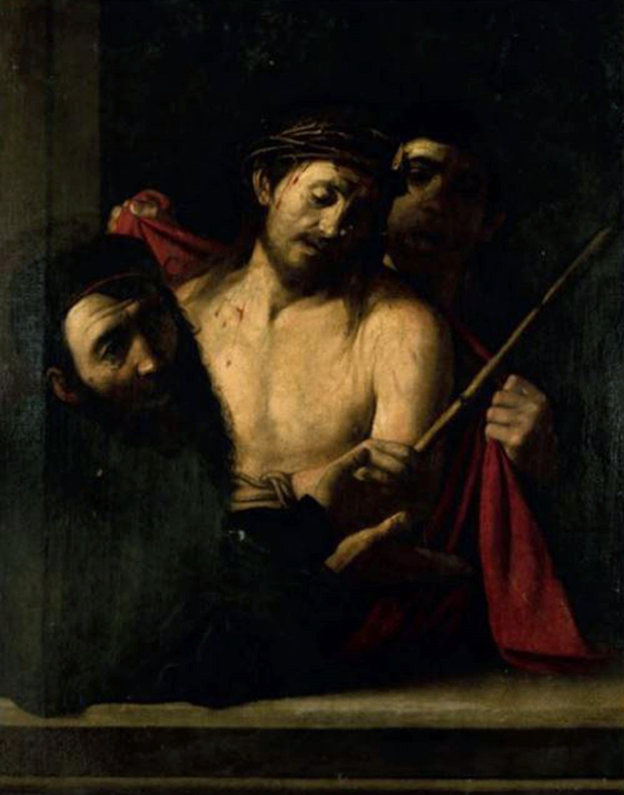 Detalle del 'Ecce homo' que podría ser atribuido a Caravaggio.