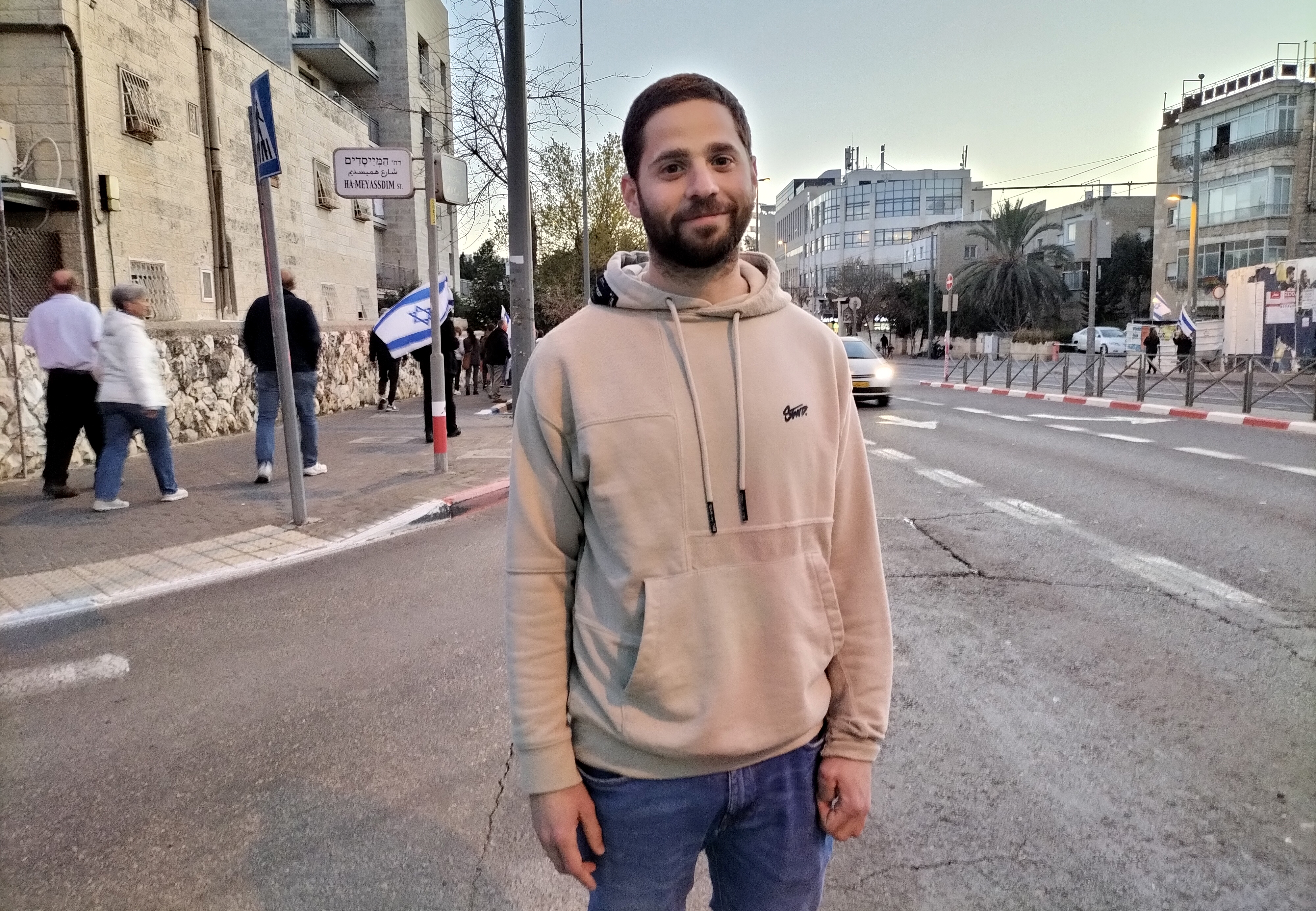 Ou Zadiq, quinta-feira passada em Jerusalém. 
