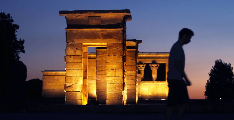 El Templo de Debod, uno de los edificios más icónicos del antiguo Egipto.