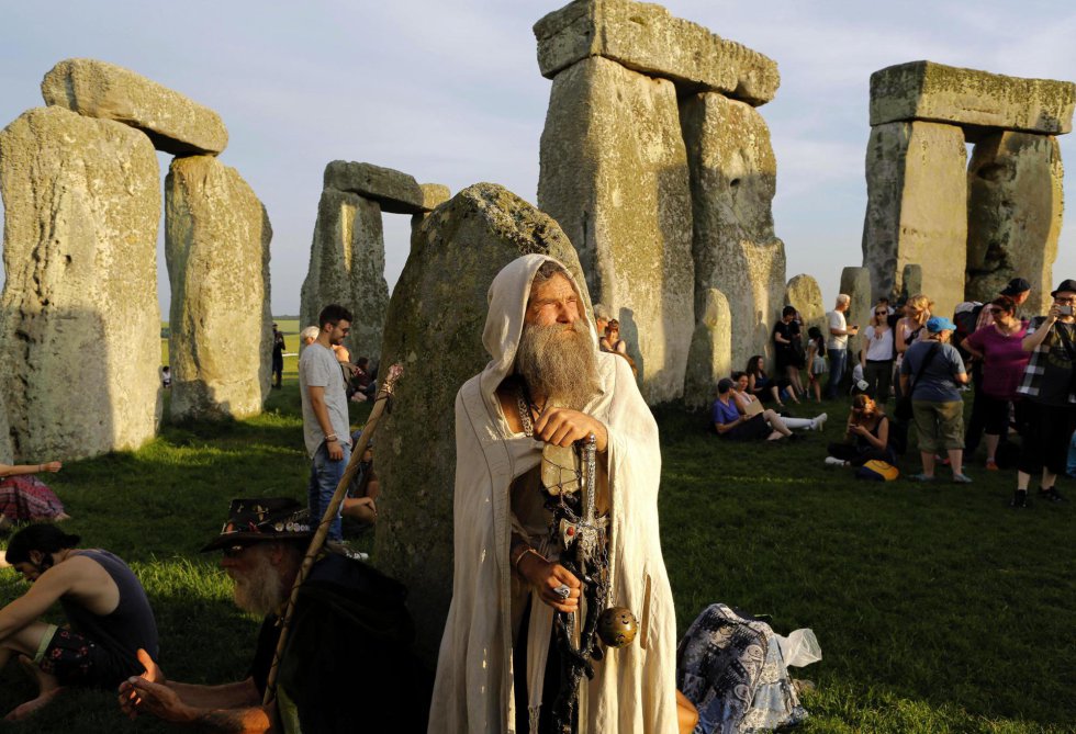 solsticio de verano de stonehenge amanecer