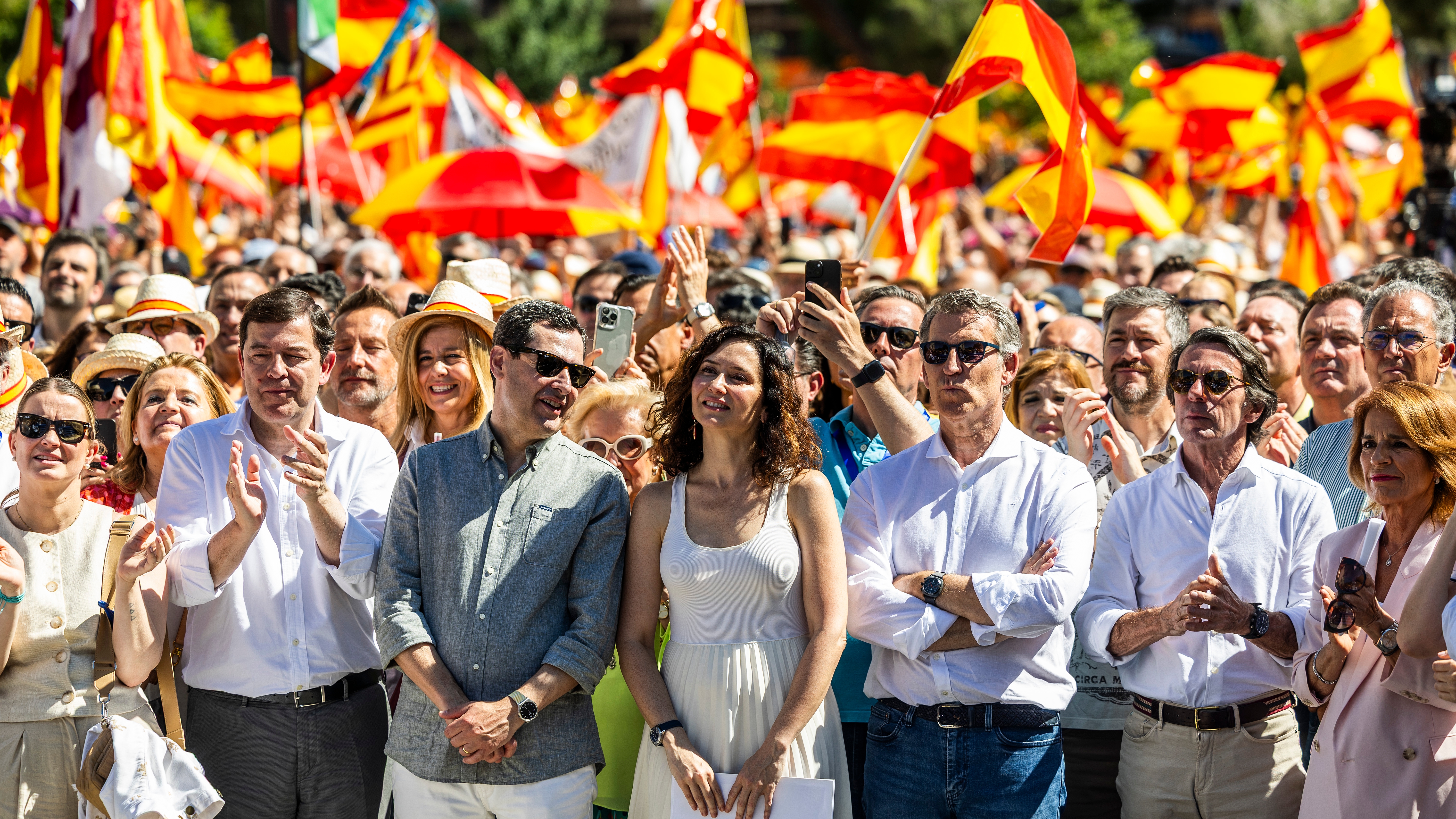 La concentración del PP contra el Gobierno, en 3 minutos