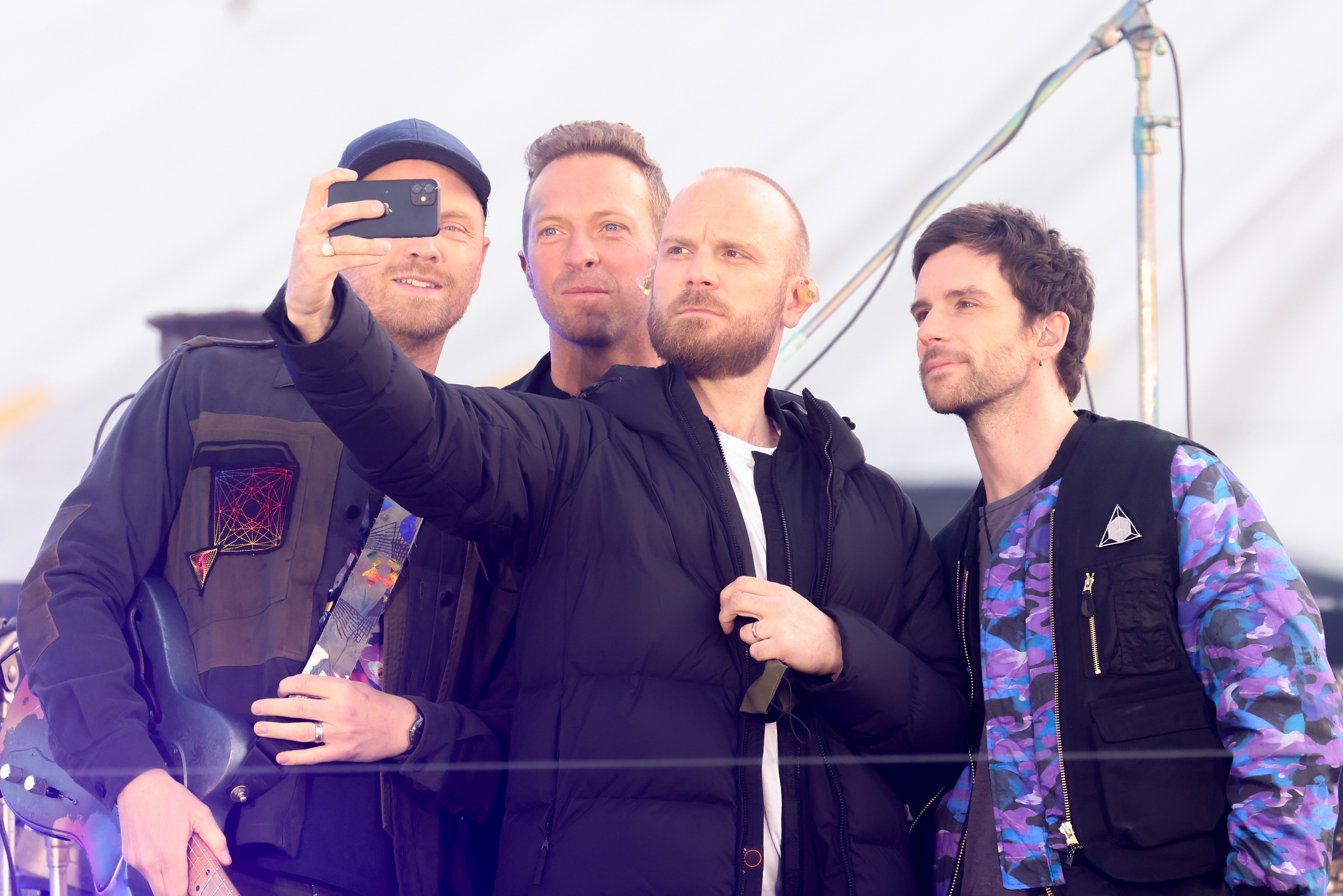 Coldplay's Will Champion, wife and daughter in Argentina