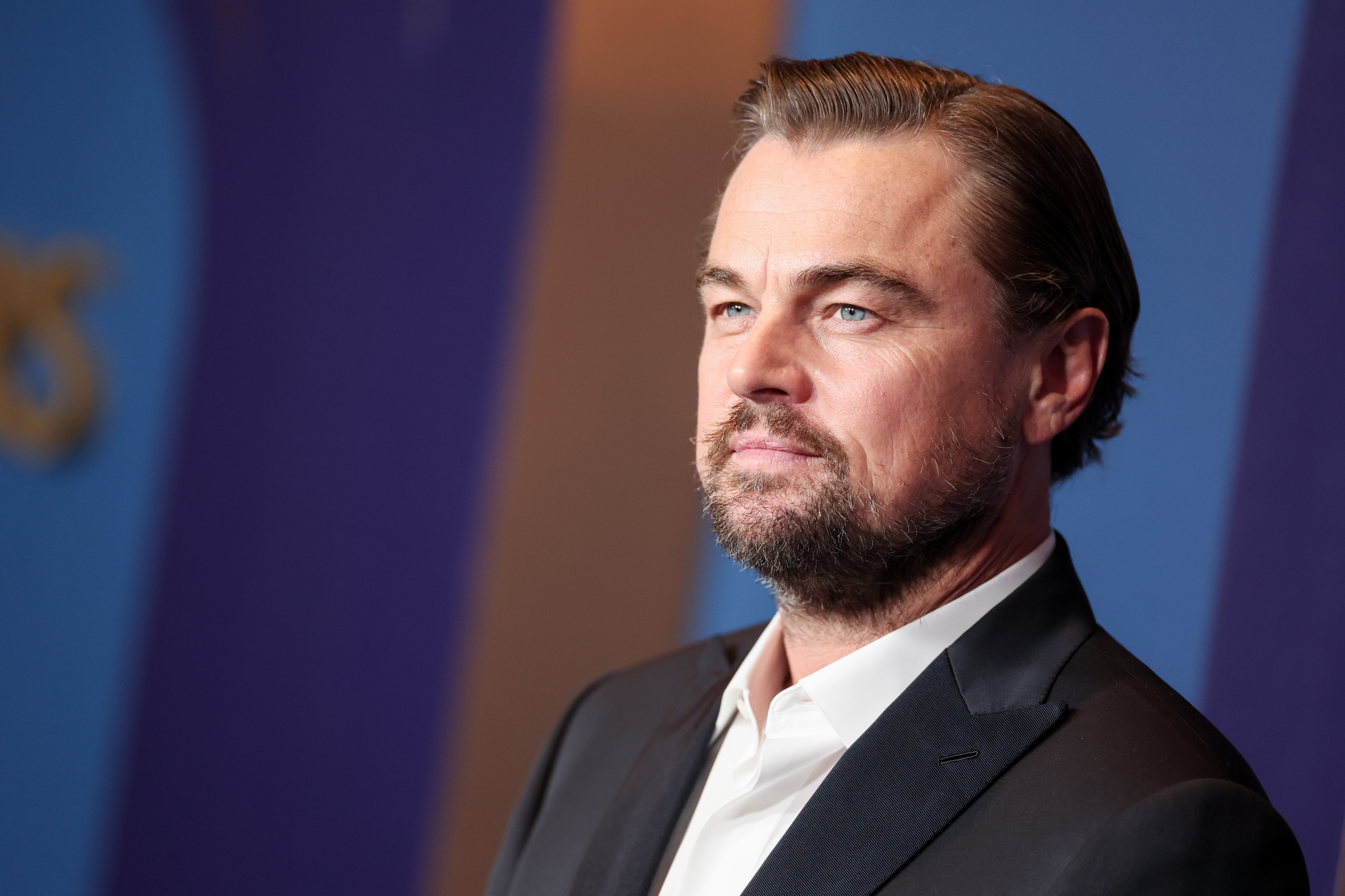 Leonardo DiCaprio at the 14th Governors Awards held at The Ray Dolby Ballroom at Ovation Hollywood on January 9, 2024 in Los Angeles, California. (Photo by Christopher Polk/WWD via Getty Images)