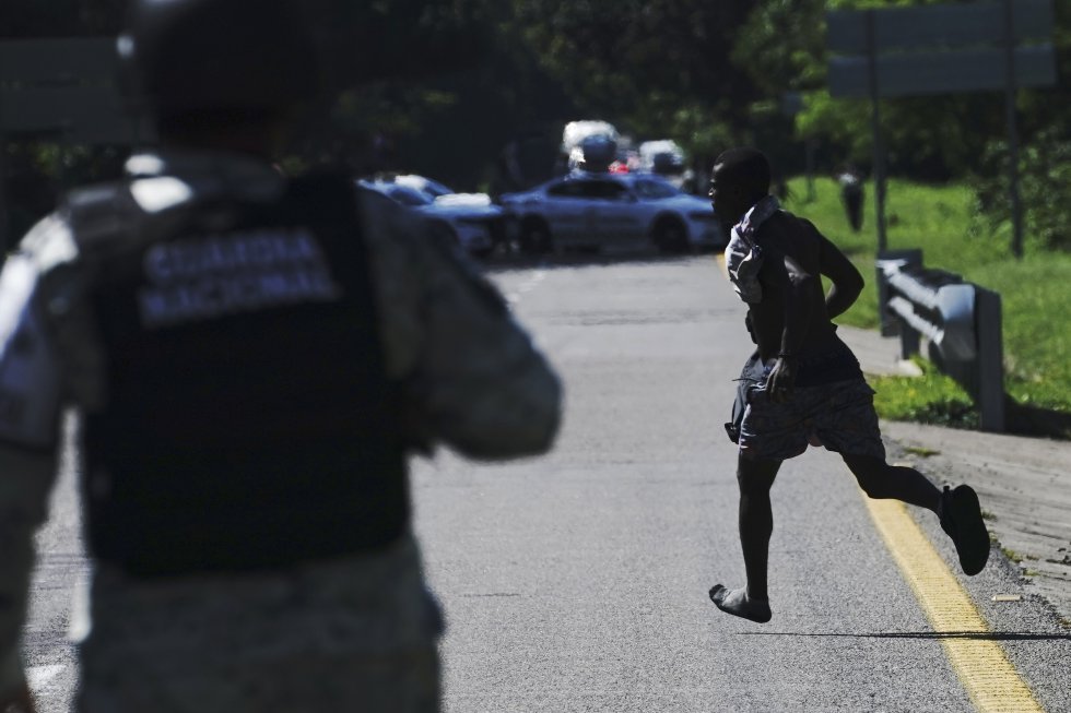 El violento operativo en M xico para frenar la caravana migrante