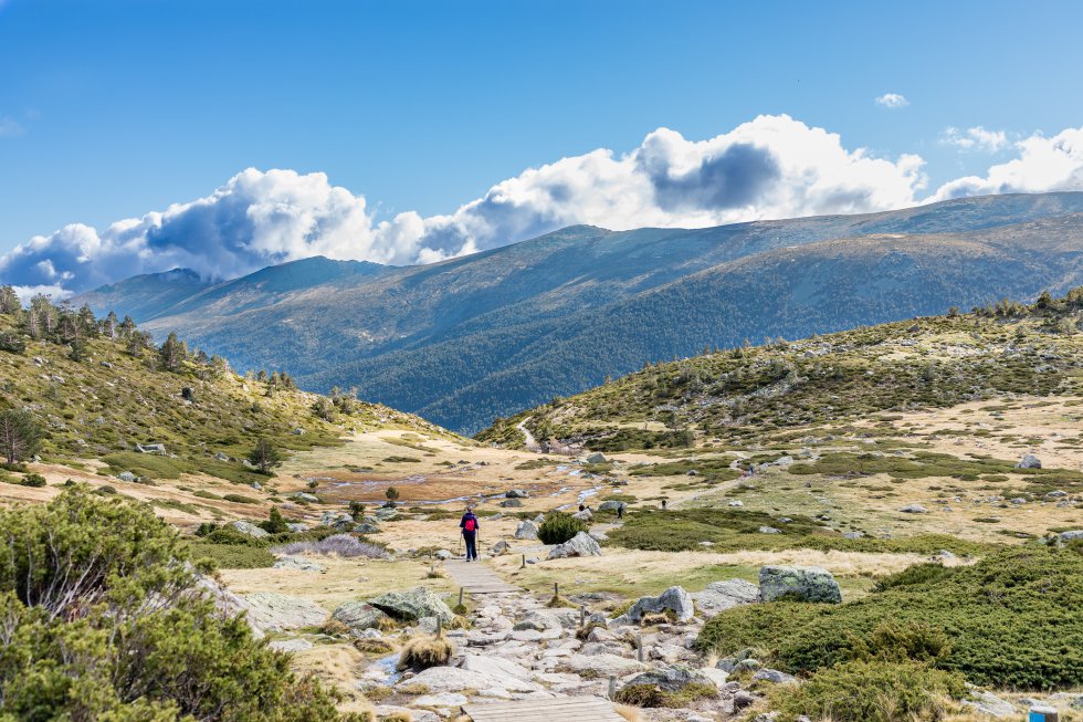 Imagen del valle de la Angostura, en la sierra de Guadarrama, en el norte de la Comunidad de Madrid.