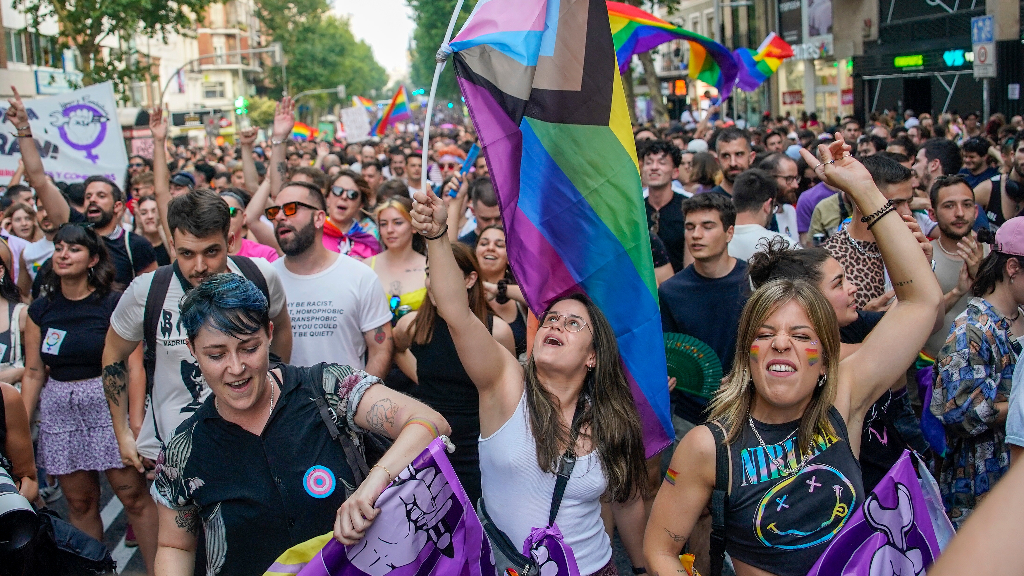 Símbolo de Therian LGBTQIA Muchas banderas del Orgullo -  España