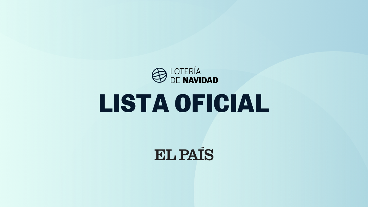 Lista Oficial De Premios De La Lotería De Navidad | Lotería De Navidad ...