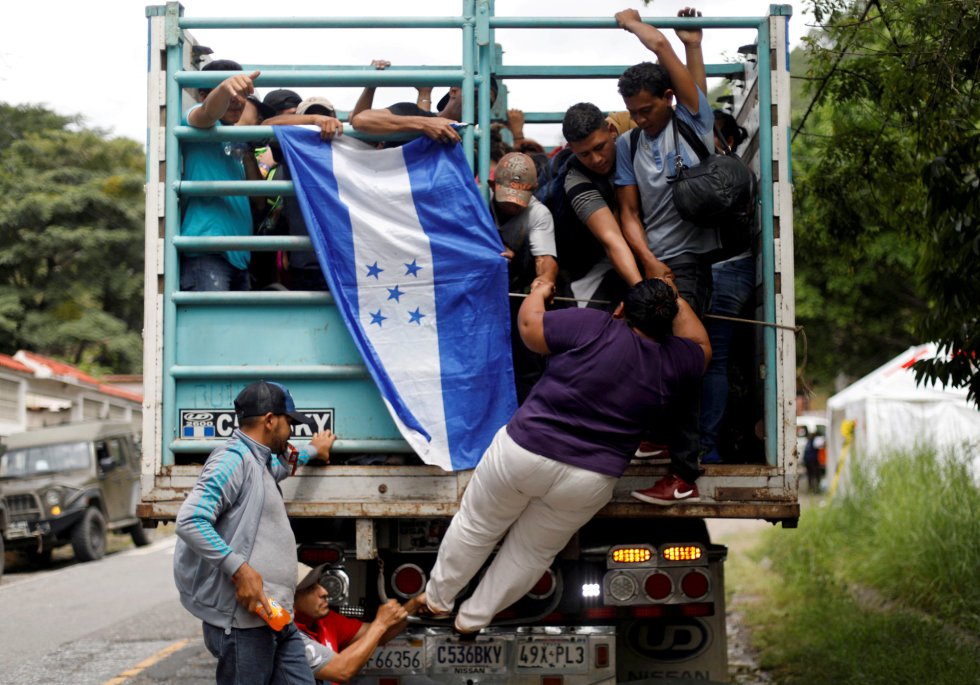 La caravana de Honduras a Estados Unidos en im genes Fotos