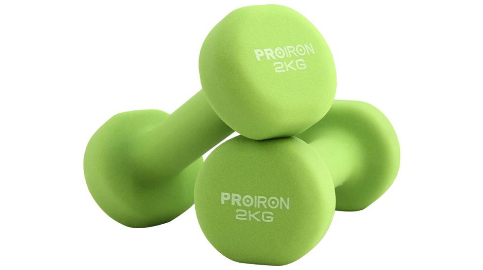 Mancuernas Antideslizantes Twin Peaks Mancuernas con Revestimiento de Neopreno Pesas y Mancuernas de Neopreno Disponibles en 3Kg para hacer tu Gimnasio en casa