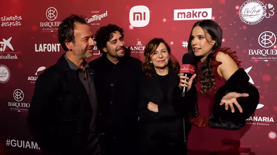 Nacho y Esther Manzano, y Jesús Sánchez