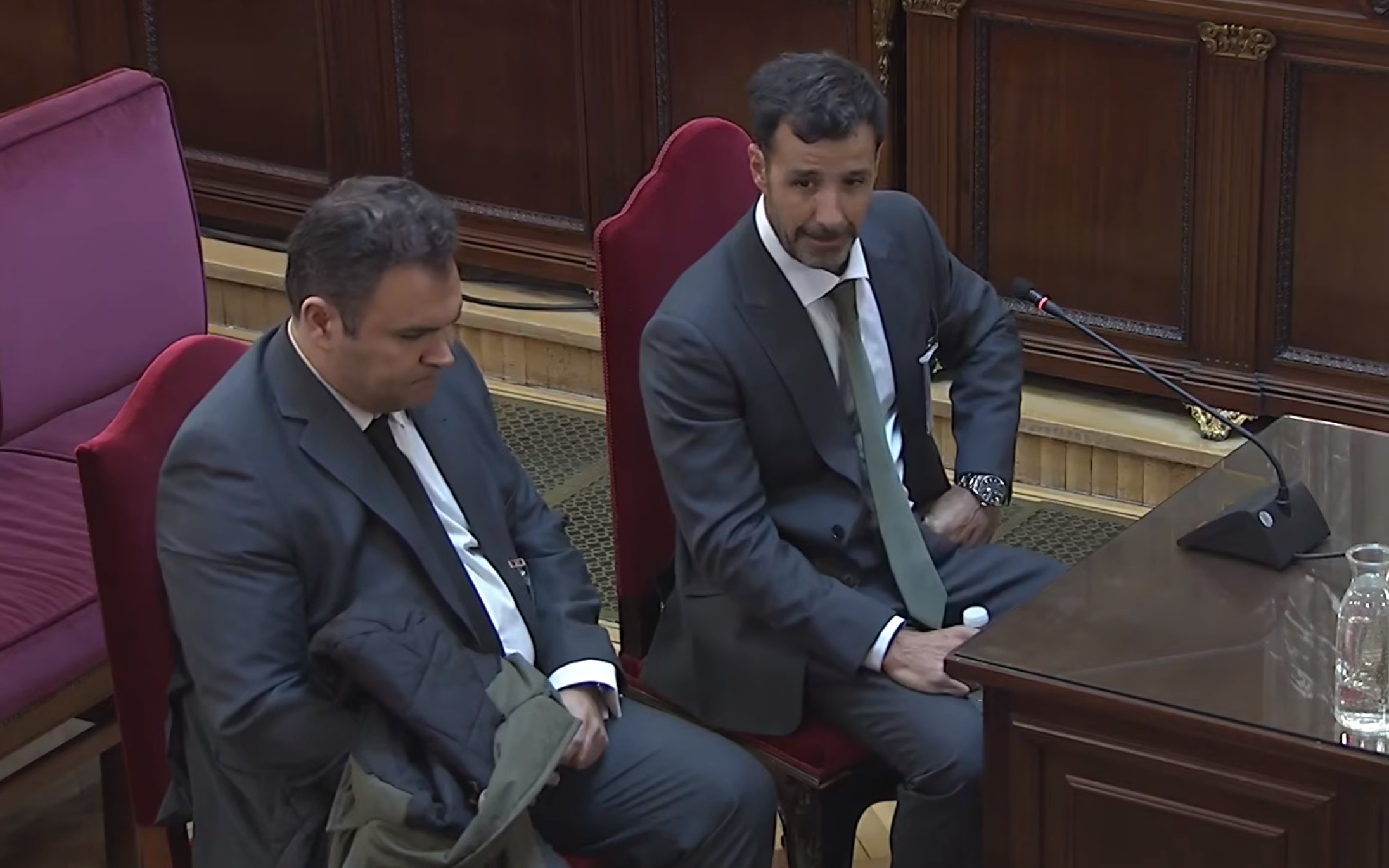 Javier Serrano, en una captura de la señal del Tribunal Supremo.