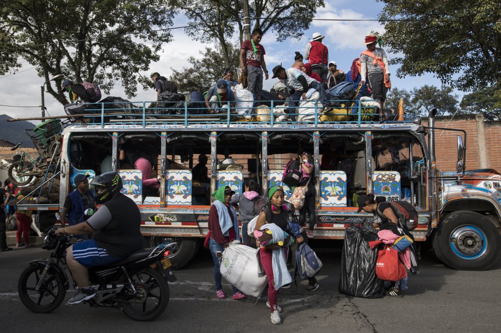 Minga colombia Una caravana ind gena que recorre Colombia en