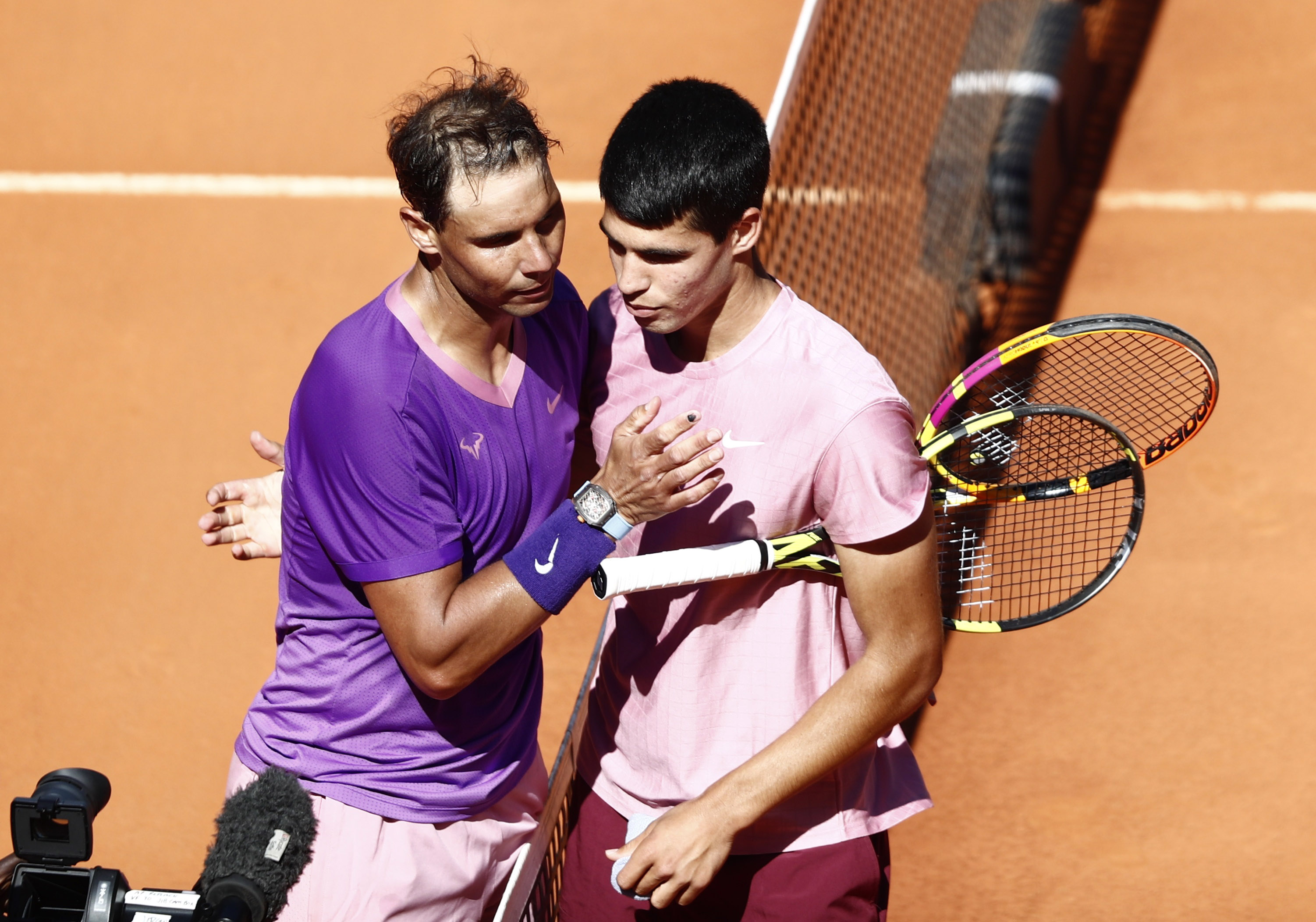 Mutua Madrid Open Nadal instruye a Alcaraz Deportes EL PAÍS