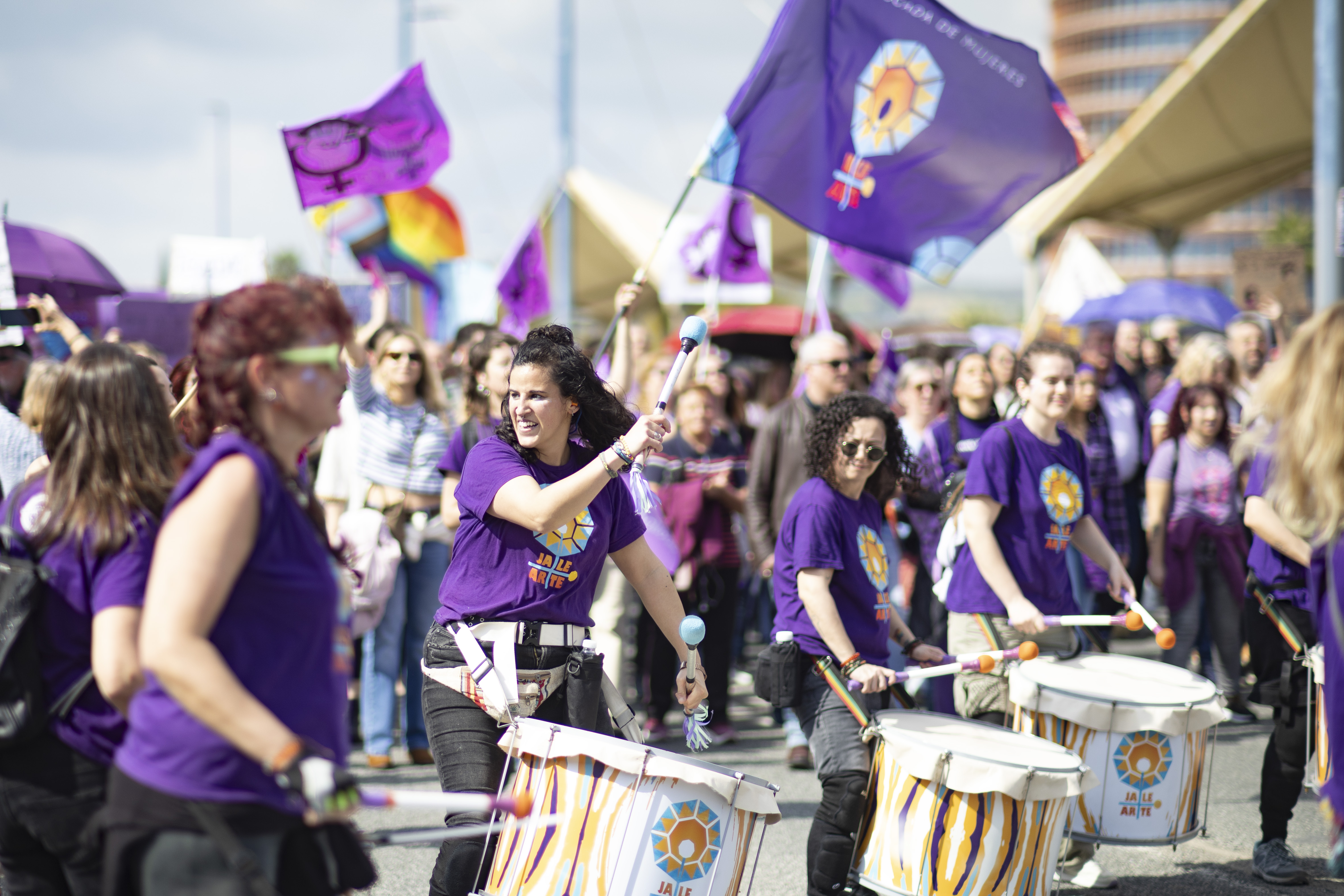 DVD1308(08/03/2026): SEVILLA. Manifestación convocada por la Asamblea Feminista Unitaria de Sevilla con motivo del 8M, día internacional de la mujer trabajadora. FOTO: PACO PUENTES (EL PAÍS)