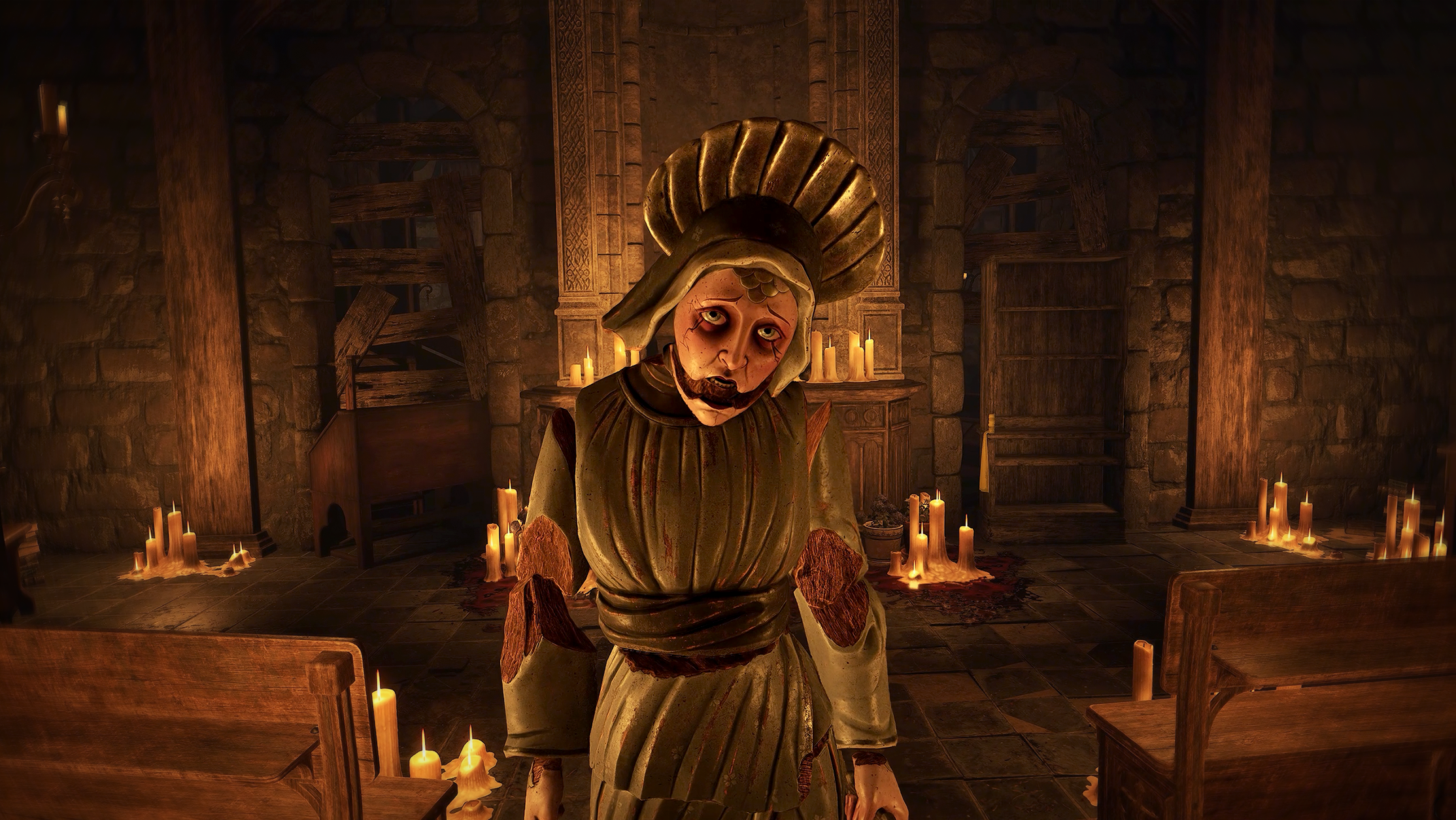 El Crisol que da título al juego es el artefacto que permite al protagonista convertir su propia sangre en munición. Foto: PULL.