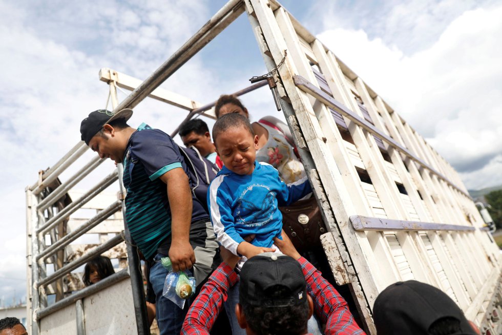 La caravana de Honduras a Estados Unidos en im genes Fotos