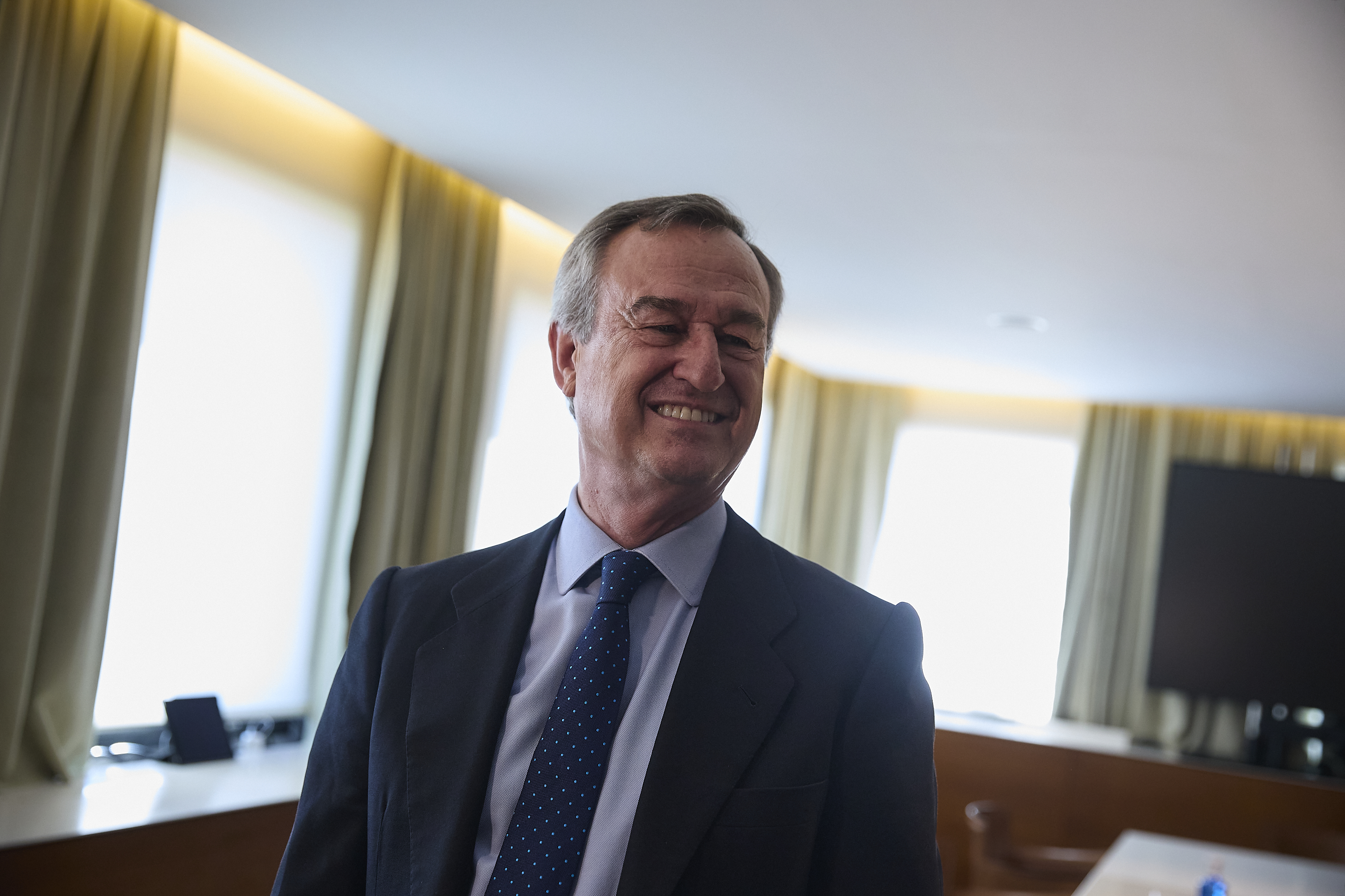 El consejero delegado de Banco Sabadell, César González-Bueno, durante una entrevista para Europa Press, en la sede de Sabadell el pasado 7 de octubre de 2025, en Madrid.