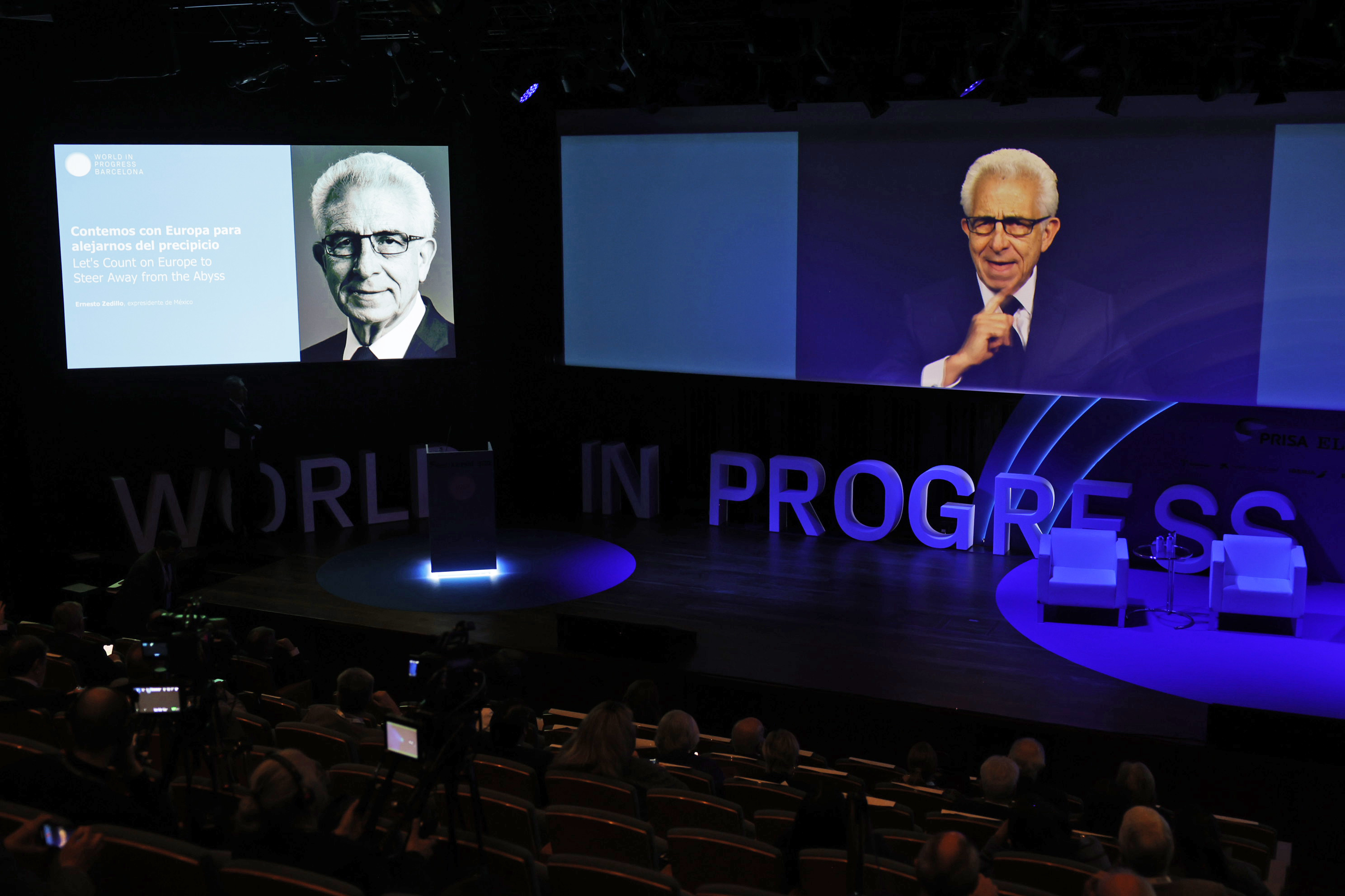 Dvd 1236 (14-10-24). World in Progress Barcelona.  Ernesto Zedillo, expresidente de Mxico.