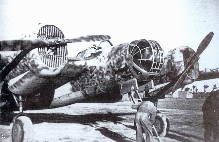 Bombardero Katiuska durante la Guerra Civil española.