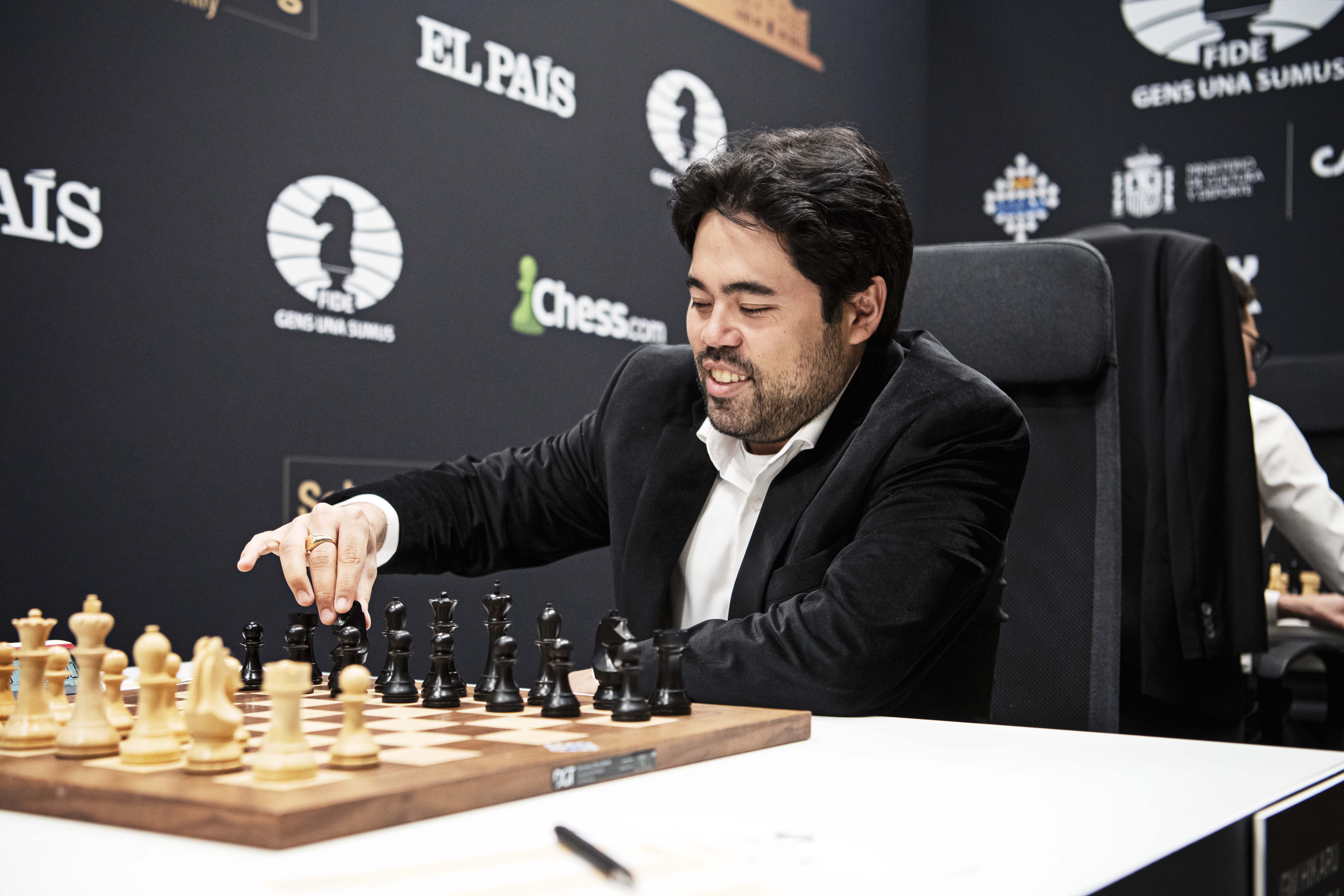 Hikaru Nakamura Usa During Fide Chess Editorial Stock Photo