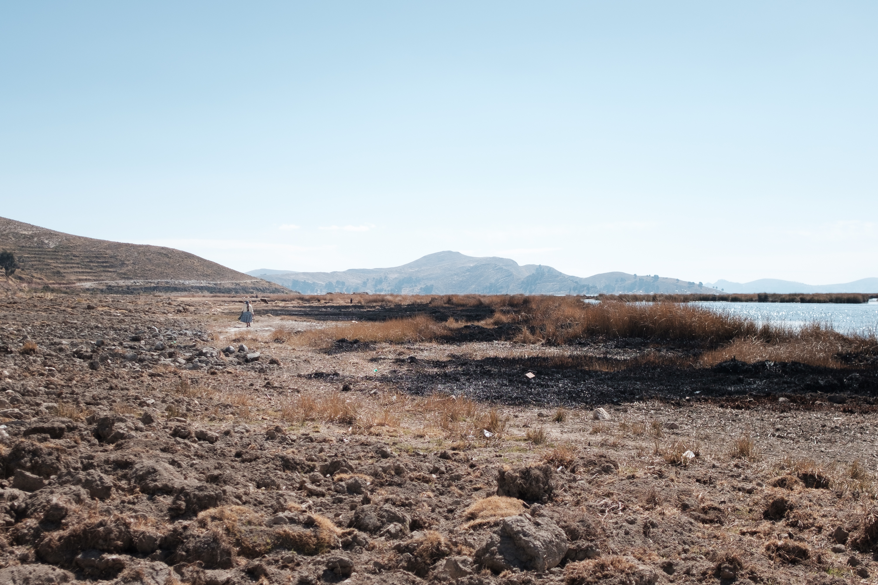 ¿Qué desafíos enfrenta el lago Titicaca, en Bolivia, por contaminación y uso?