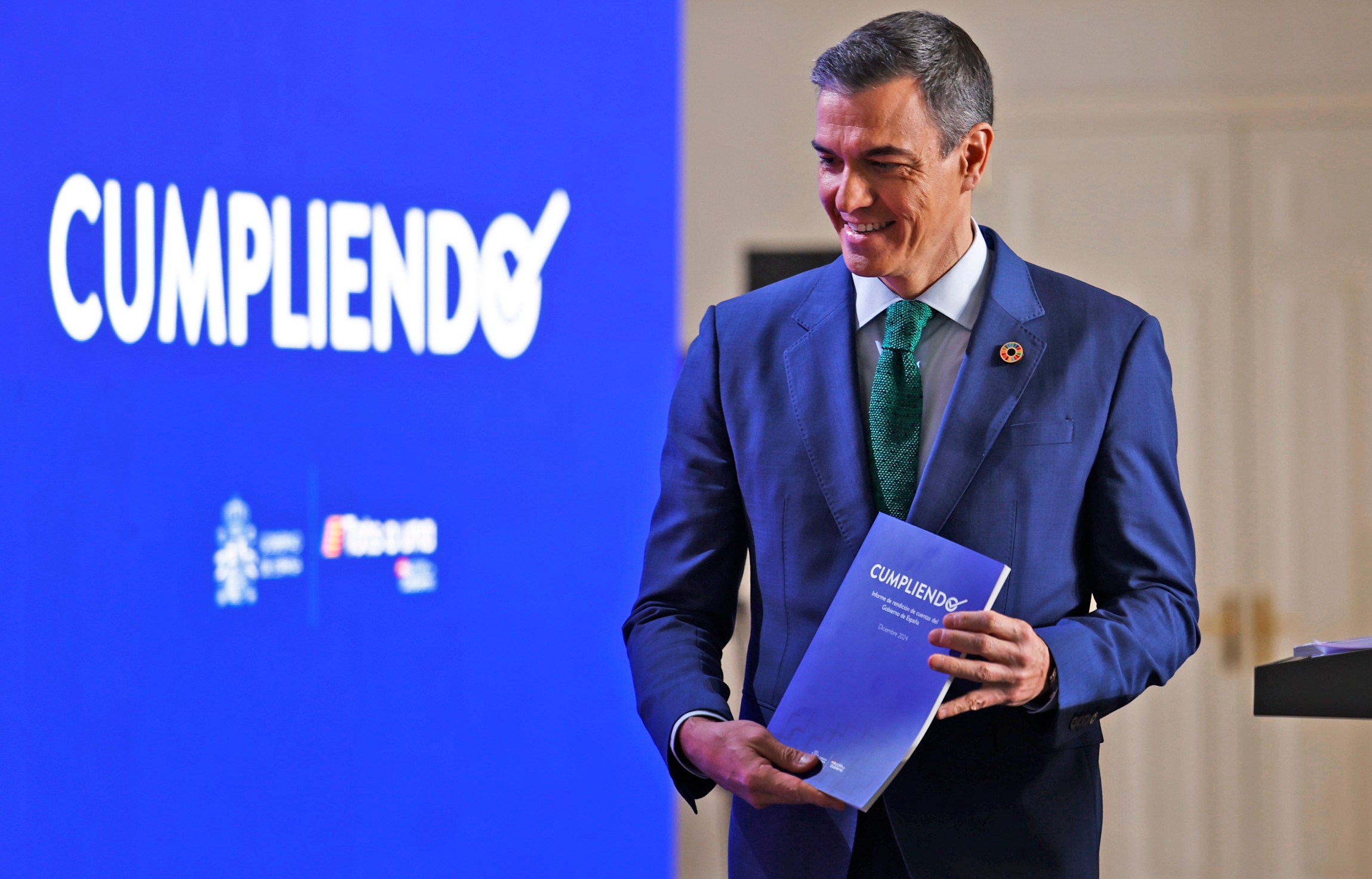 El presidente del Gobierno, Pedro Sánchez