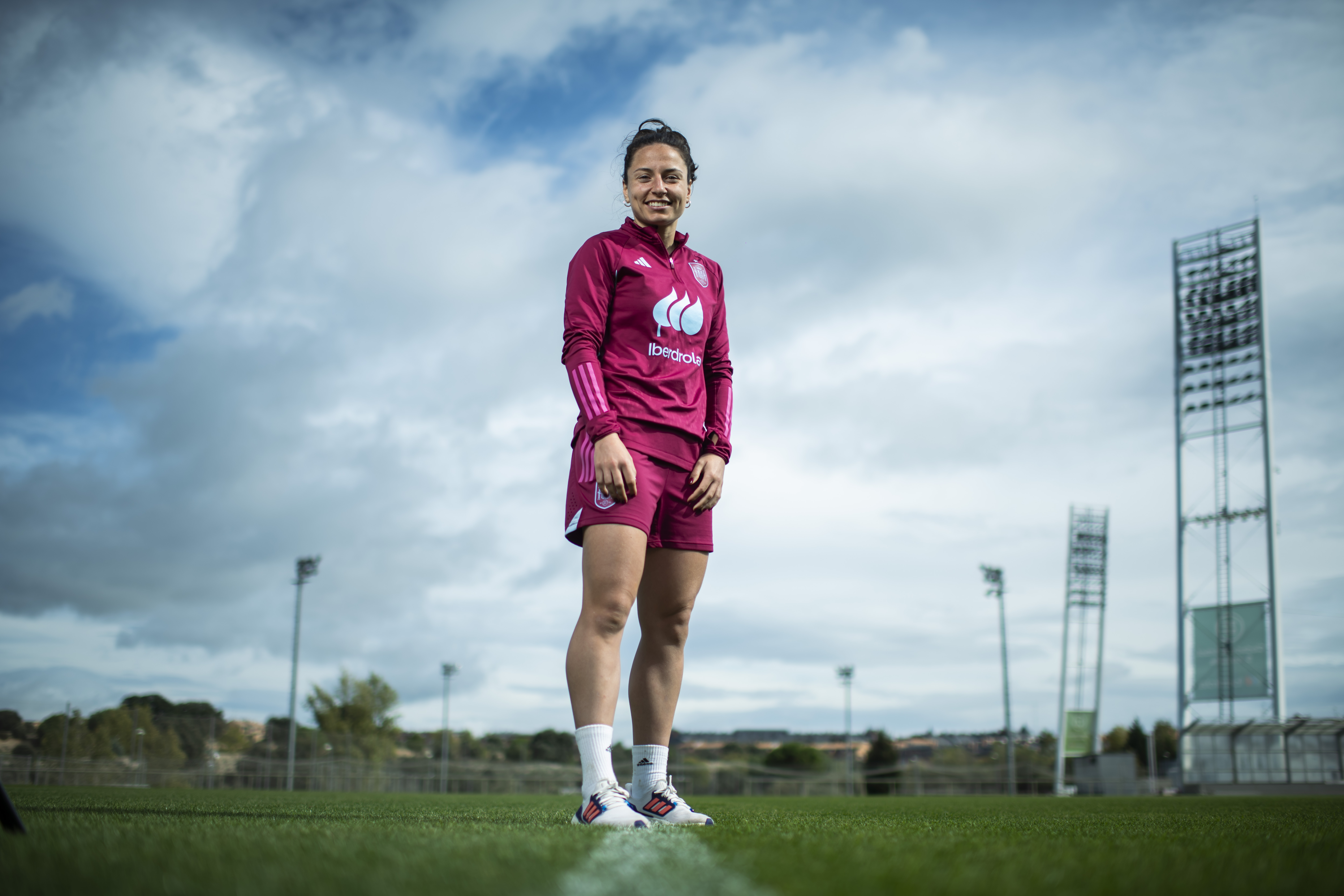 Ivana Andrés, jugadora de la selección española de fútbol.